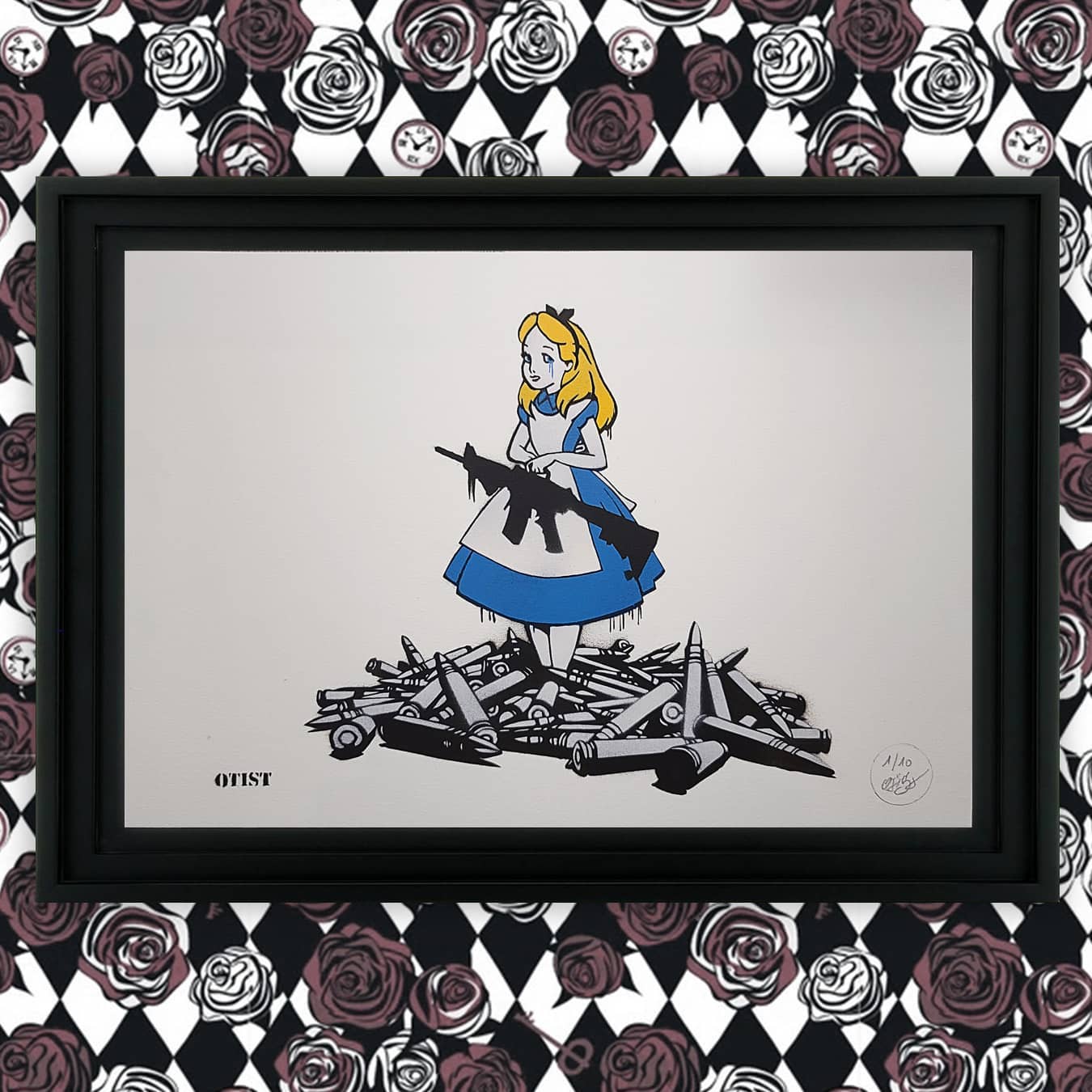 Alice in Wonderland (on paper) by OTIST - Signature Fine Art