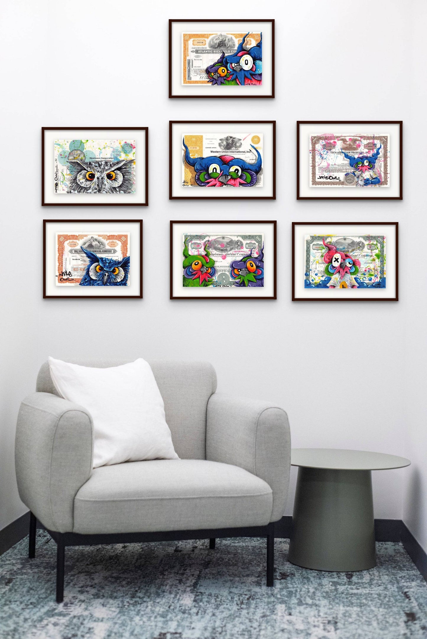 Atlantic Owls by Nite Owl - Signature Fine Art