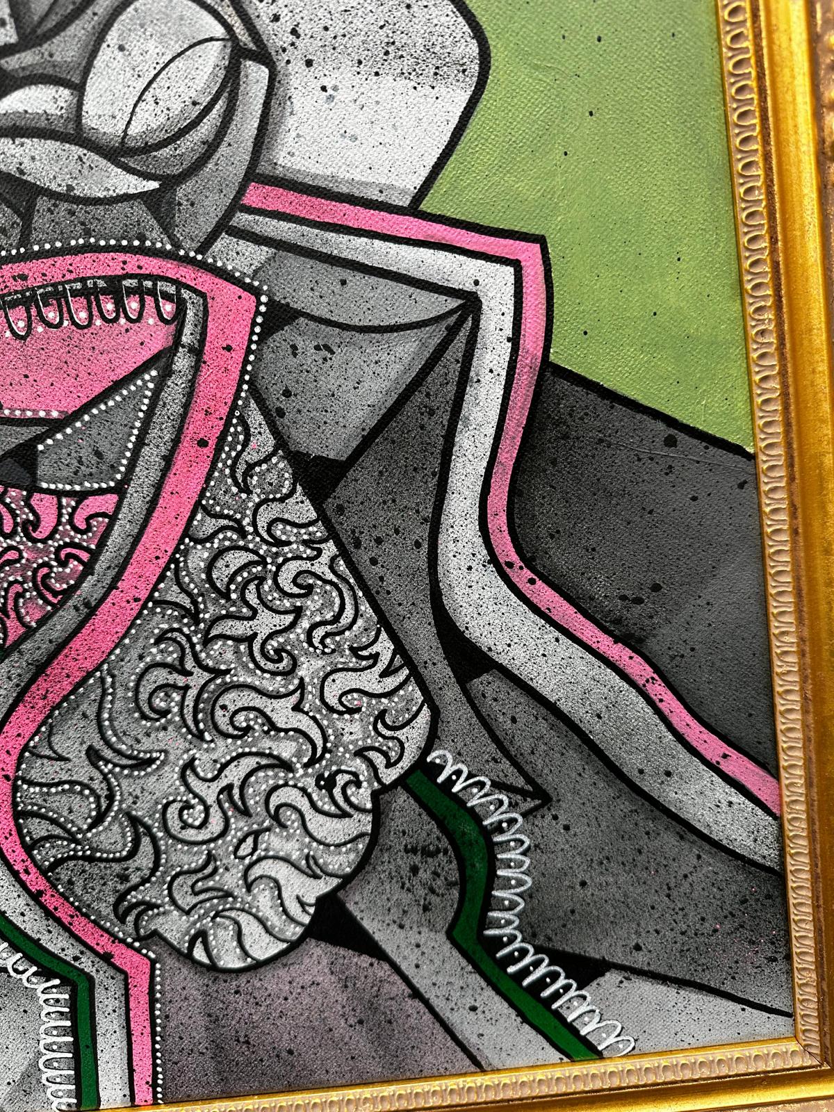 Avoir de la Bouteille (The Jack) by Aket by Aket - Signature Fine Art