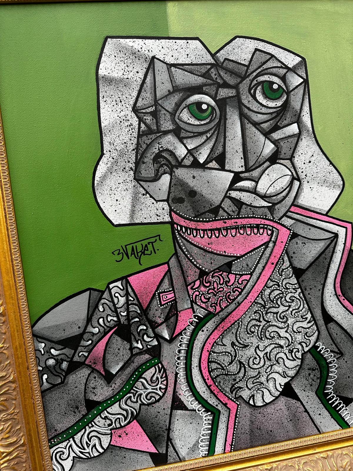 Avoir de la Bouteille (The Jack) by Aket by Aket - Signature Fine Art