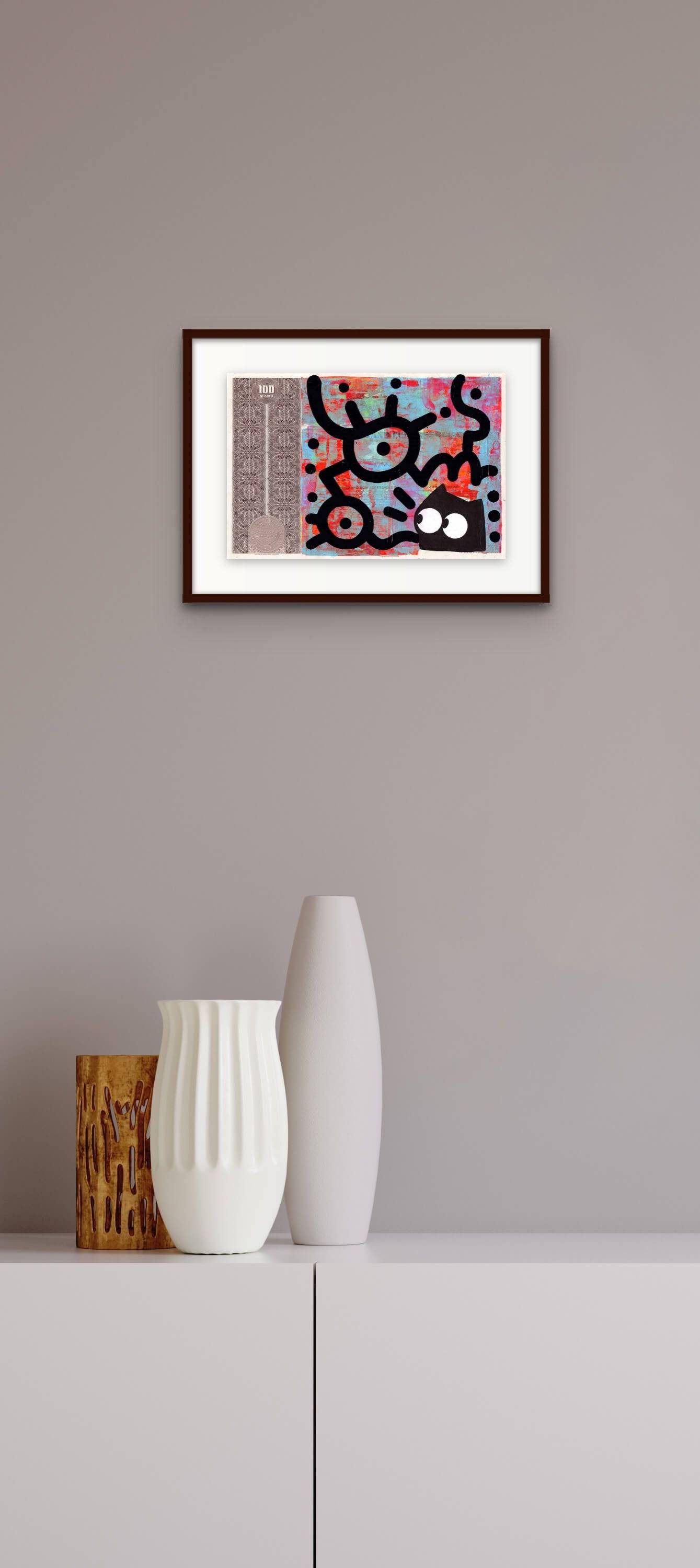 Beware of the cat by BBQUEEN - Signature Fine Art