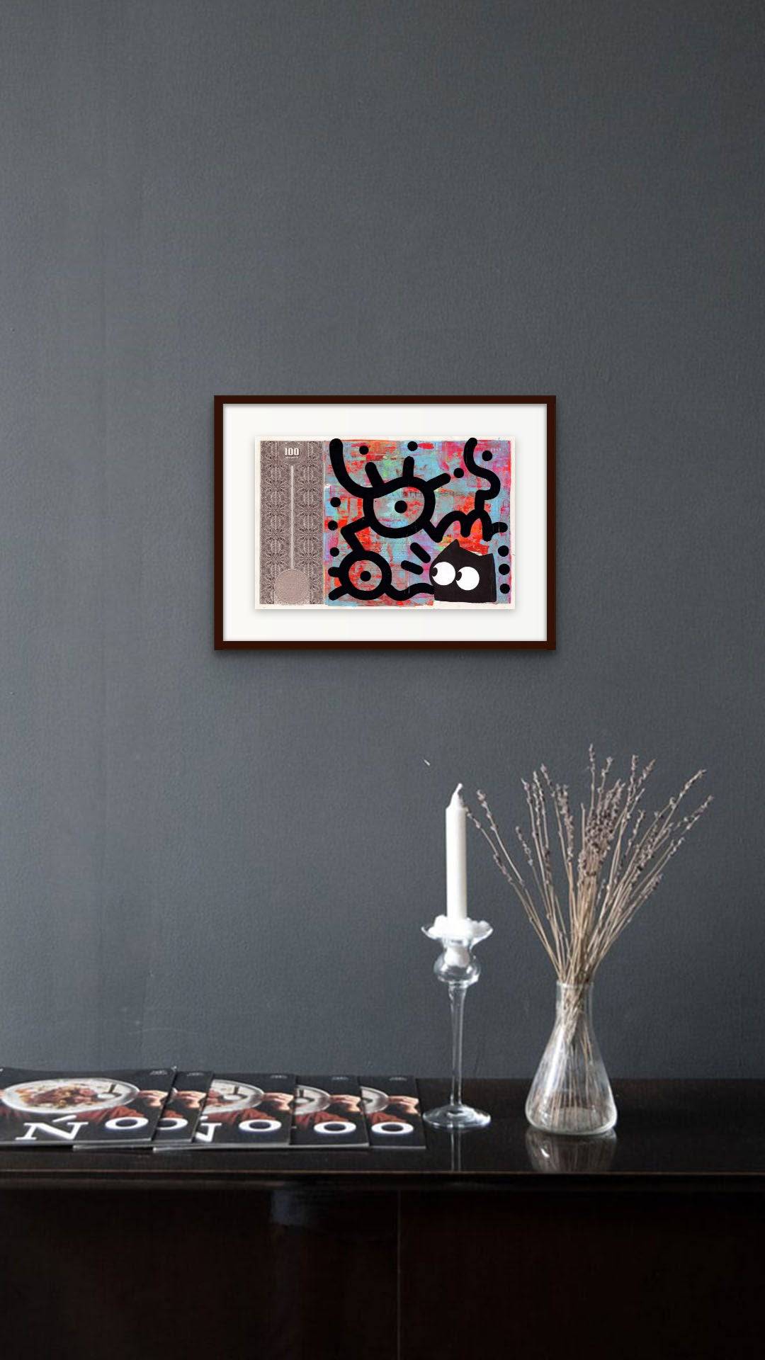 Beware of the cat by BBQUEEN - Signature Fine Art