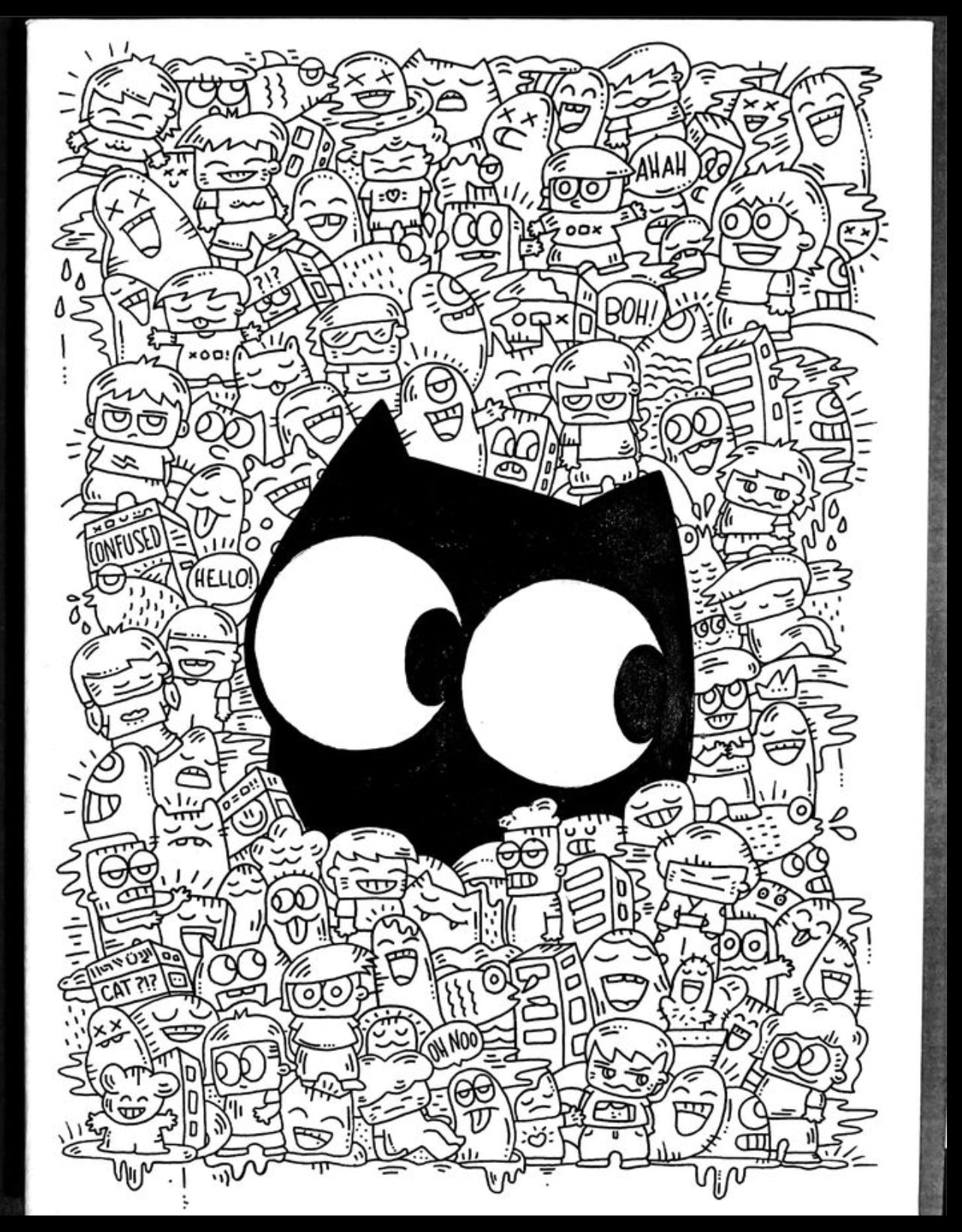 Big Cat by BBQueen by BBQUEEN - Signature Fine Art