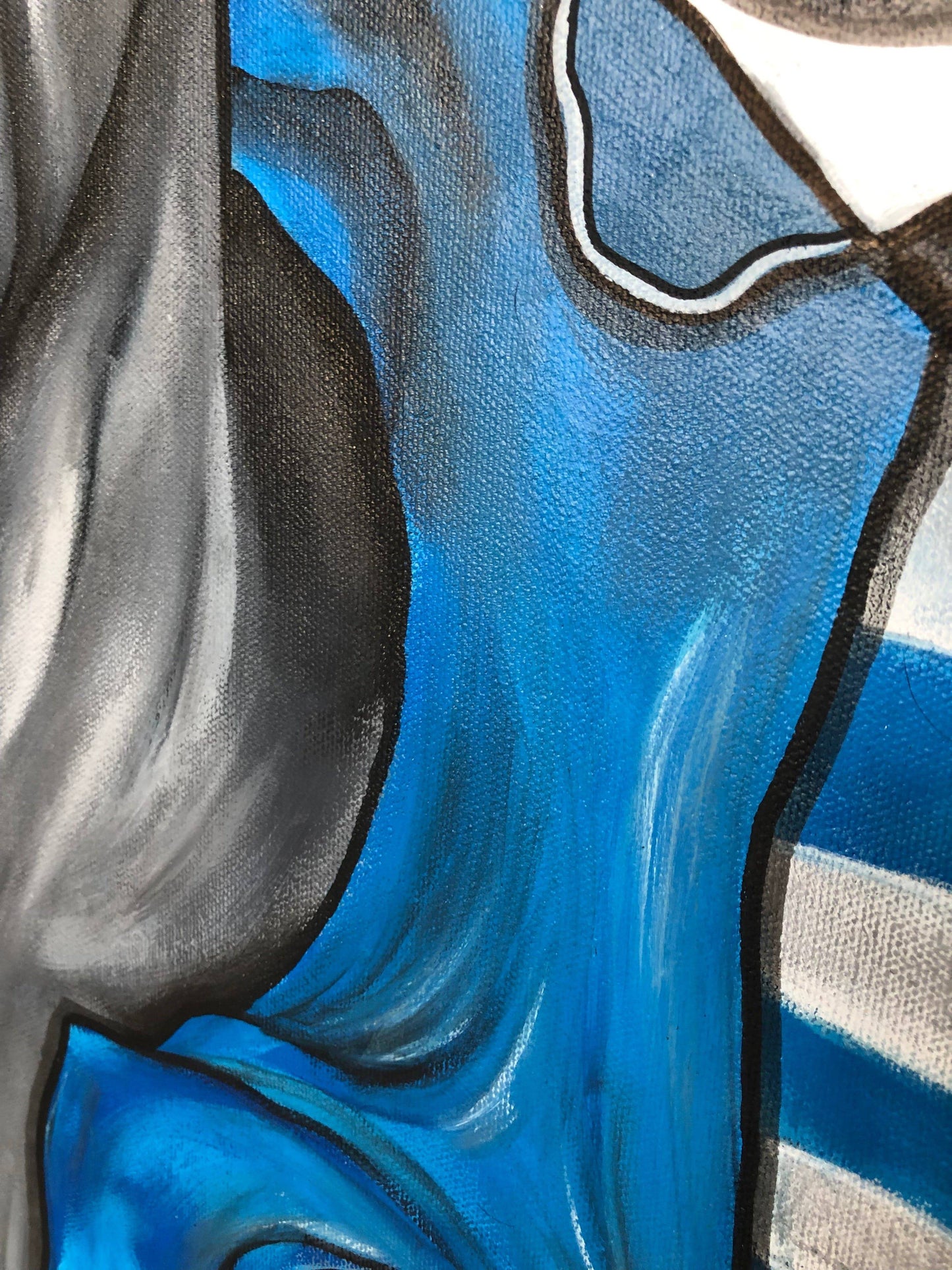 Bleuter la créativité by Aket - Signature Fine Art
