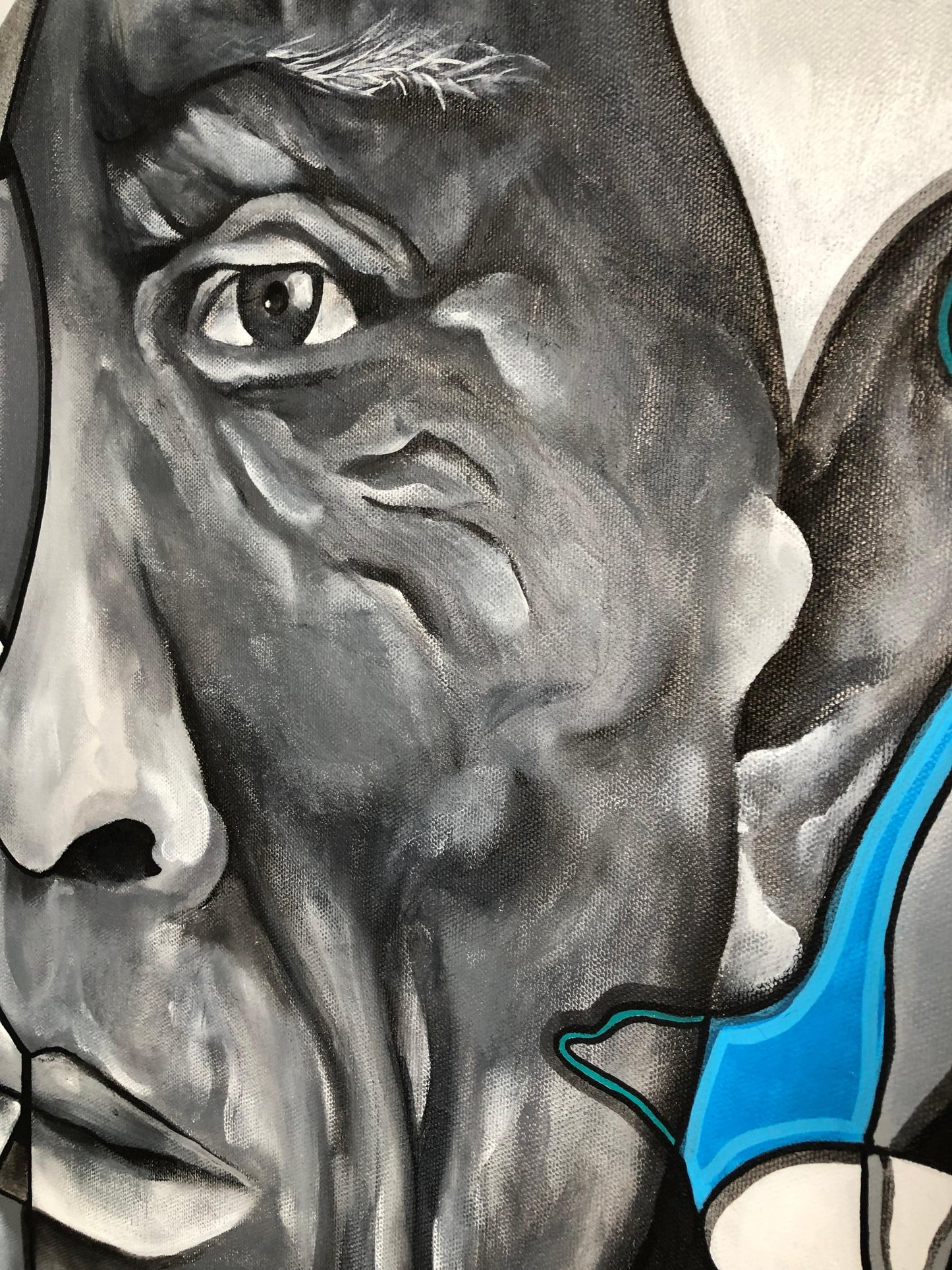 Bleuter la créativité by Aket - Signature Fine Art