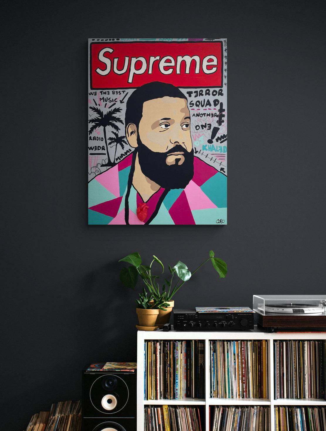 DJ Khaled - Artist with a big heart by cObo - Signature Fine Art