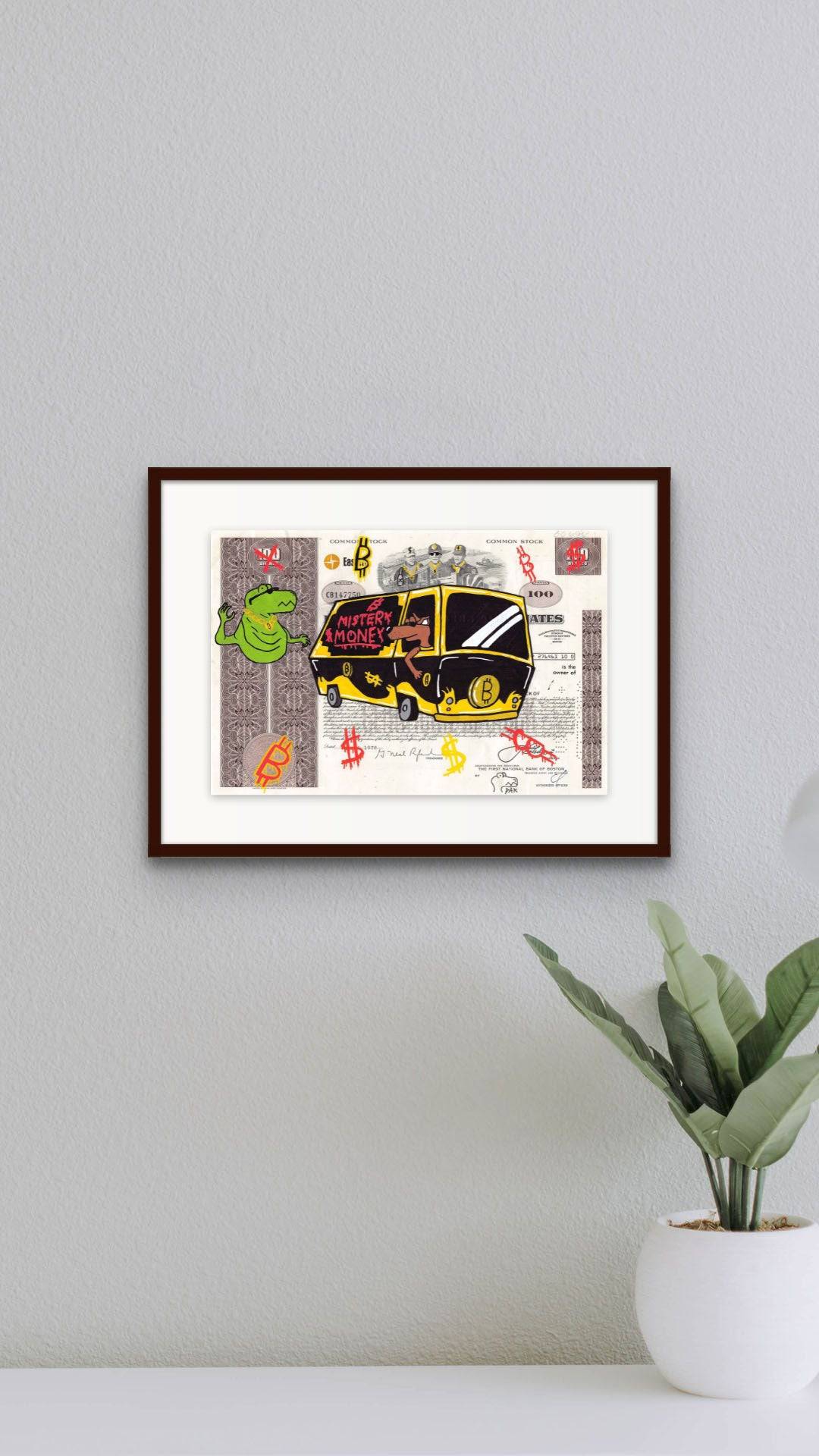 Dinobi-doo in the mistery money by Dinopak - Signature Fine Art