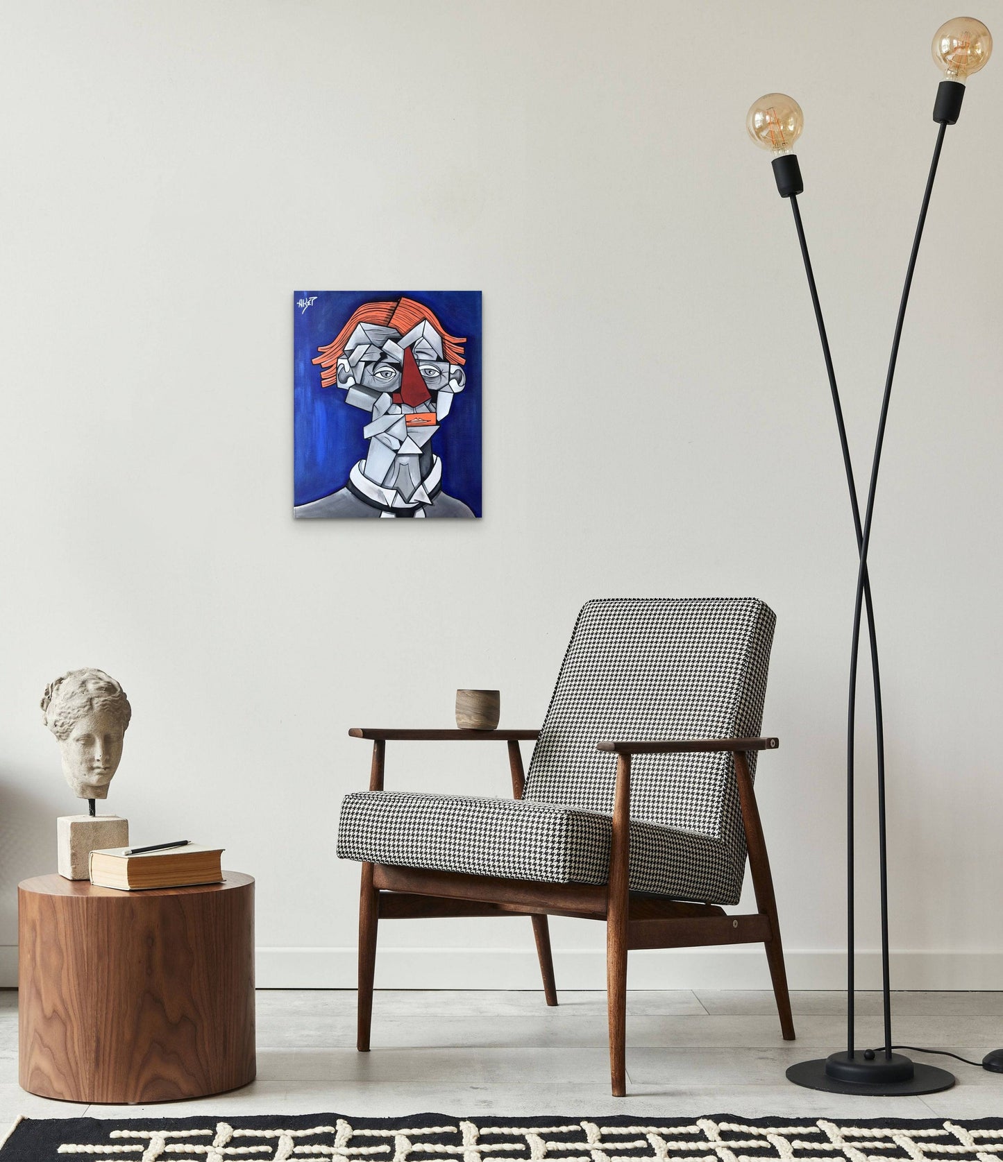 Enjoy the silence ( Hommage à Bernard Buffet ) by Aket - Signature Fine Art