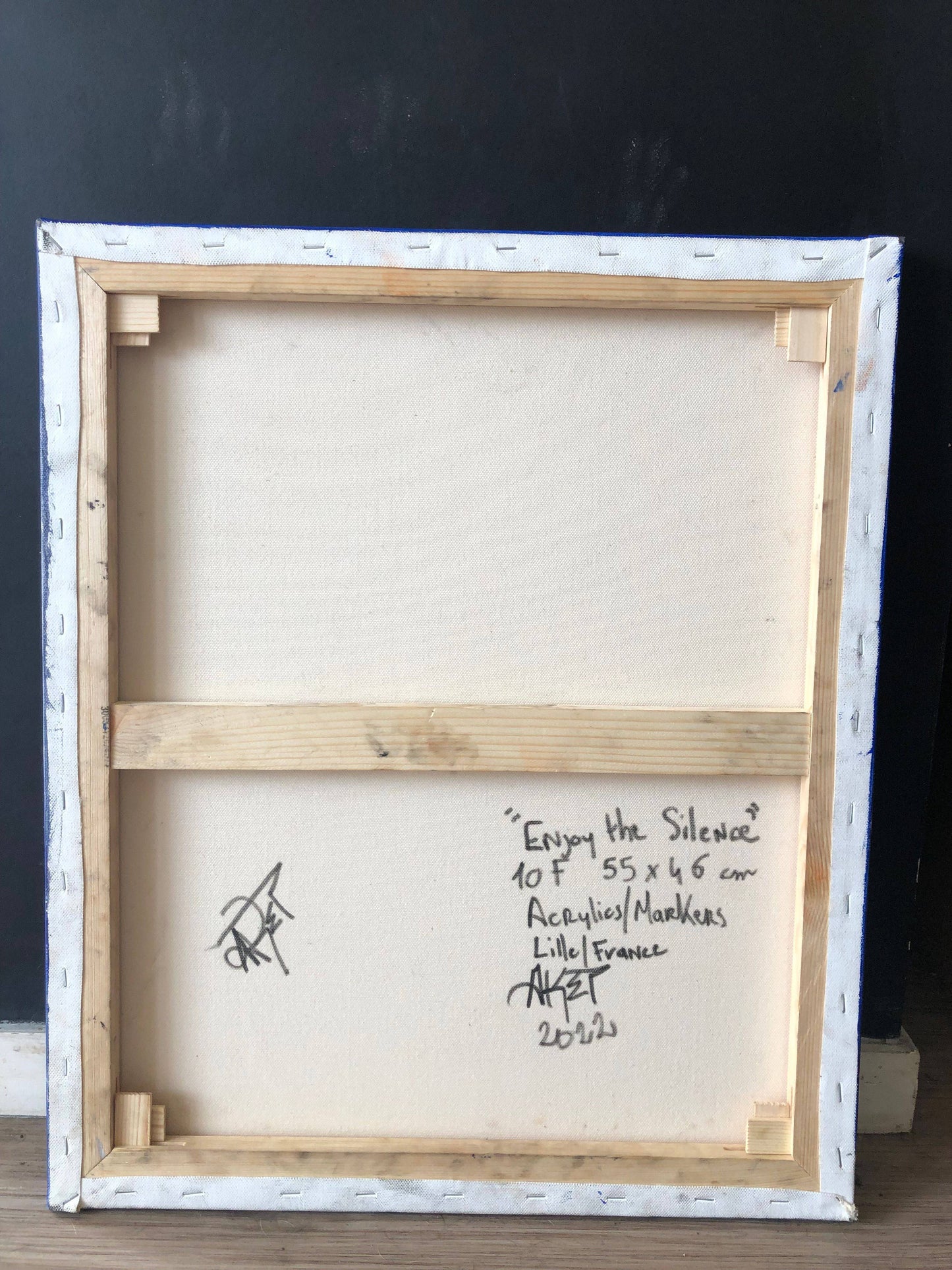 Enjoy the silence ( Hommage à Bernard Buffet ) by Aket - Signature Fine Art