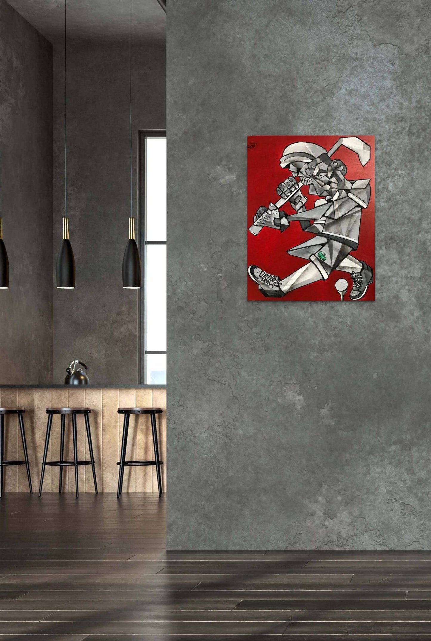Golf by Aket - Signature Fine Art