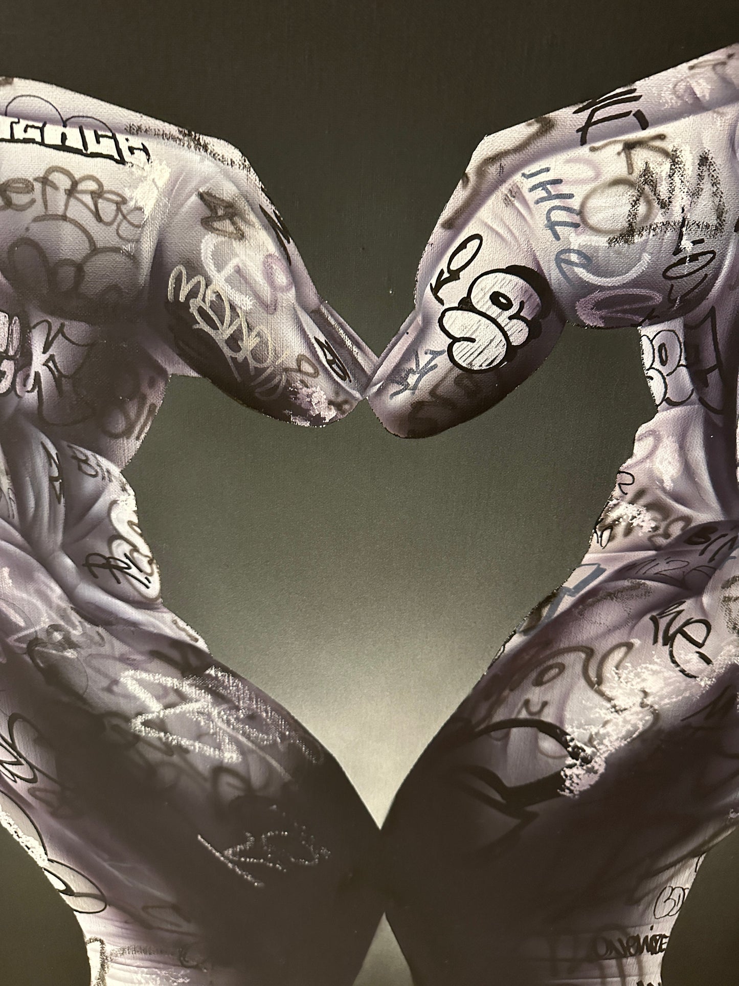 Hand heart by Onemizer by Onemizer - Signature Fine Art