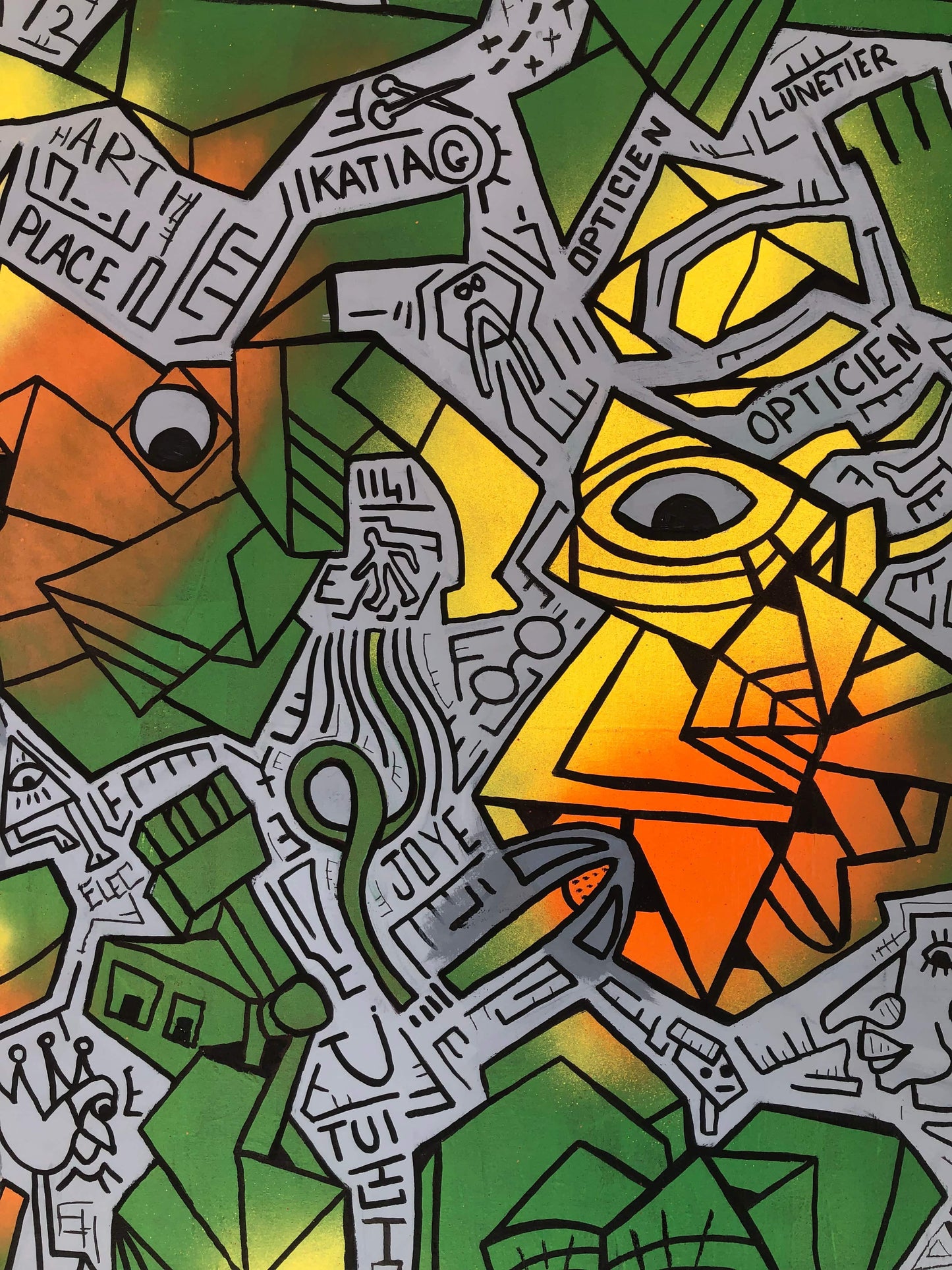 J’aime ma ville by Aket - Signature Fine Art
