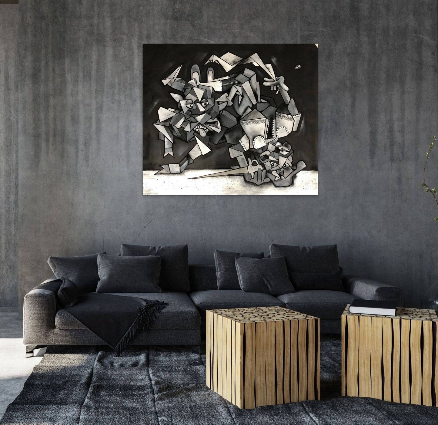 La Corrida (original Painting) by Aket - Signature Fine Art