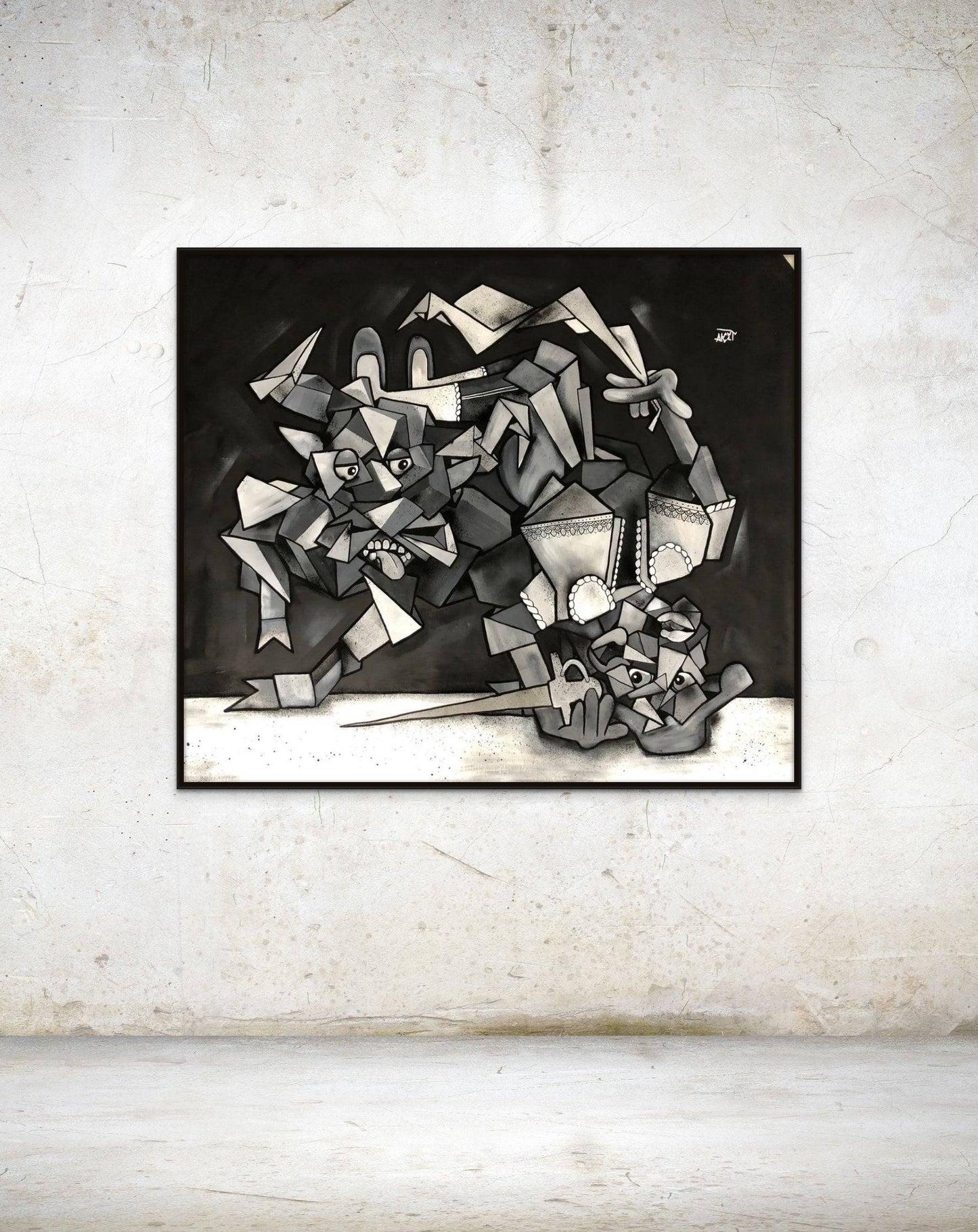 La Corrida (original Painting) by Aket - Signature Fine Art