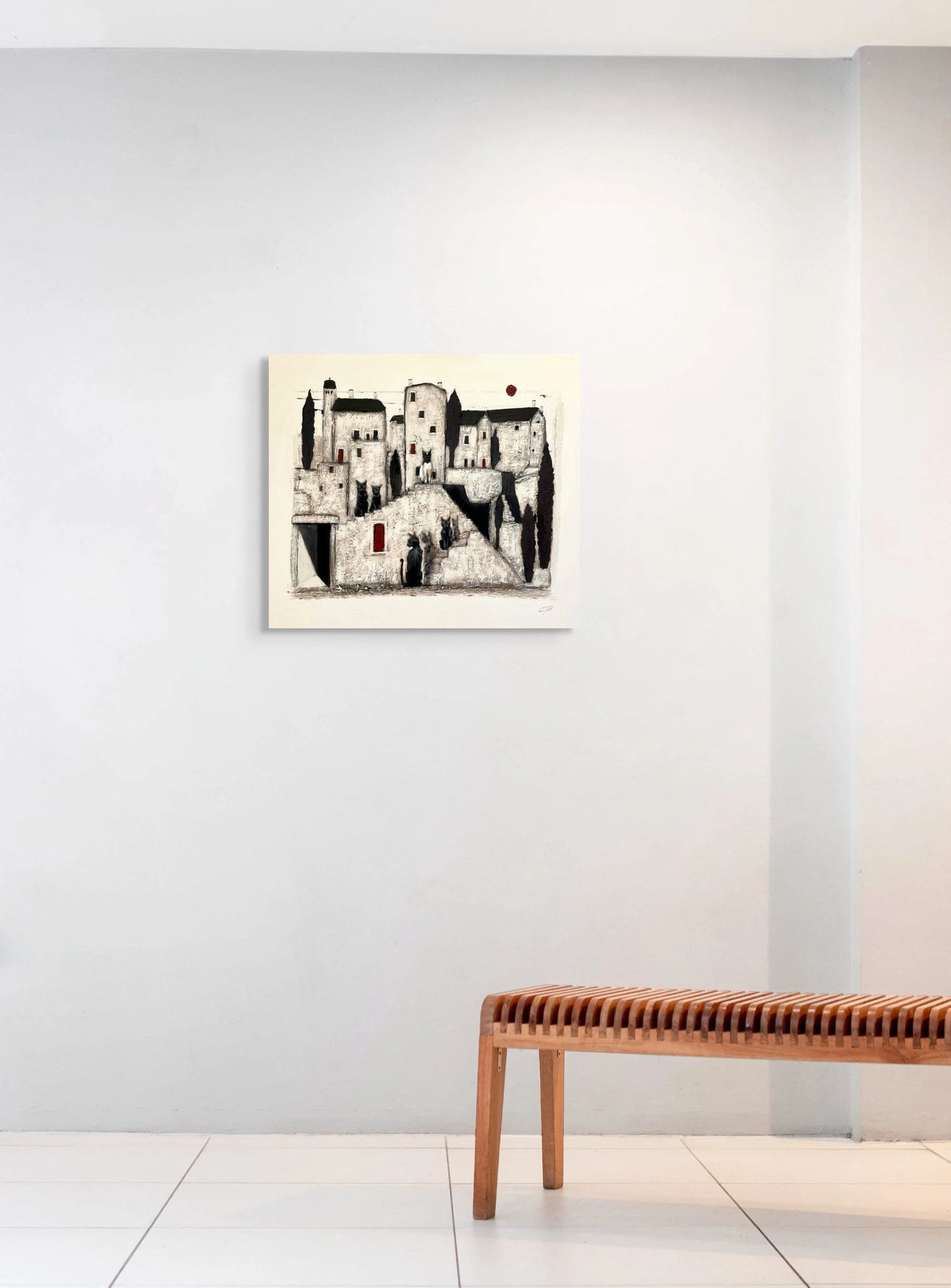La Ville des Chats - Signature Fine Art
