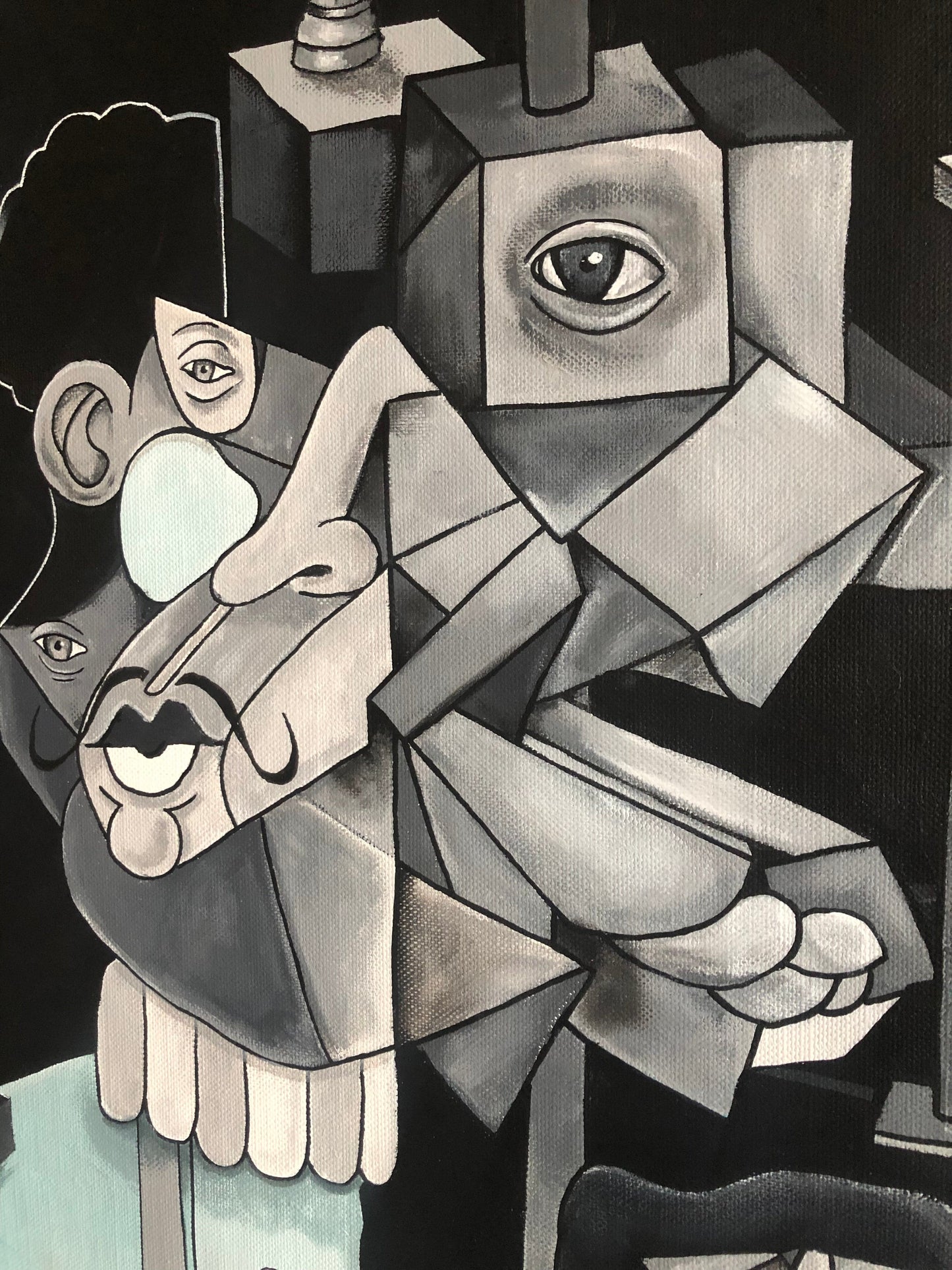 Las Meninas (original painting) by Aket - Signature Fine Art