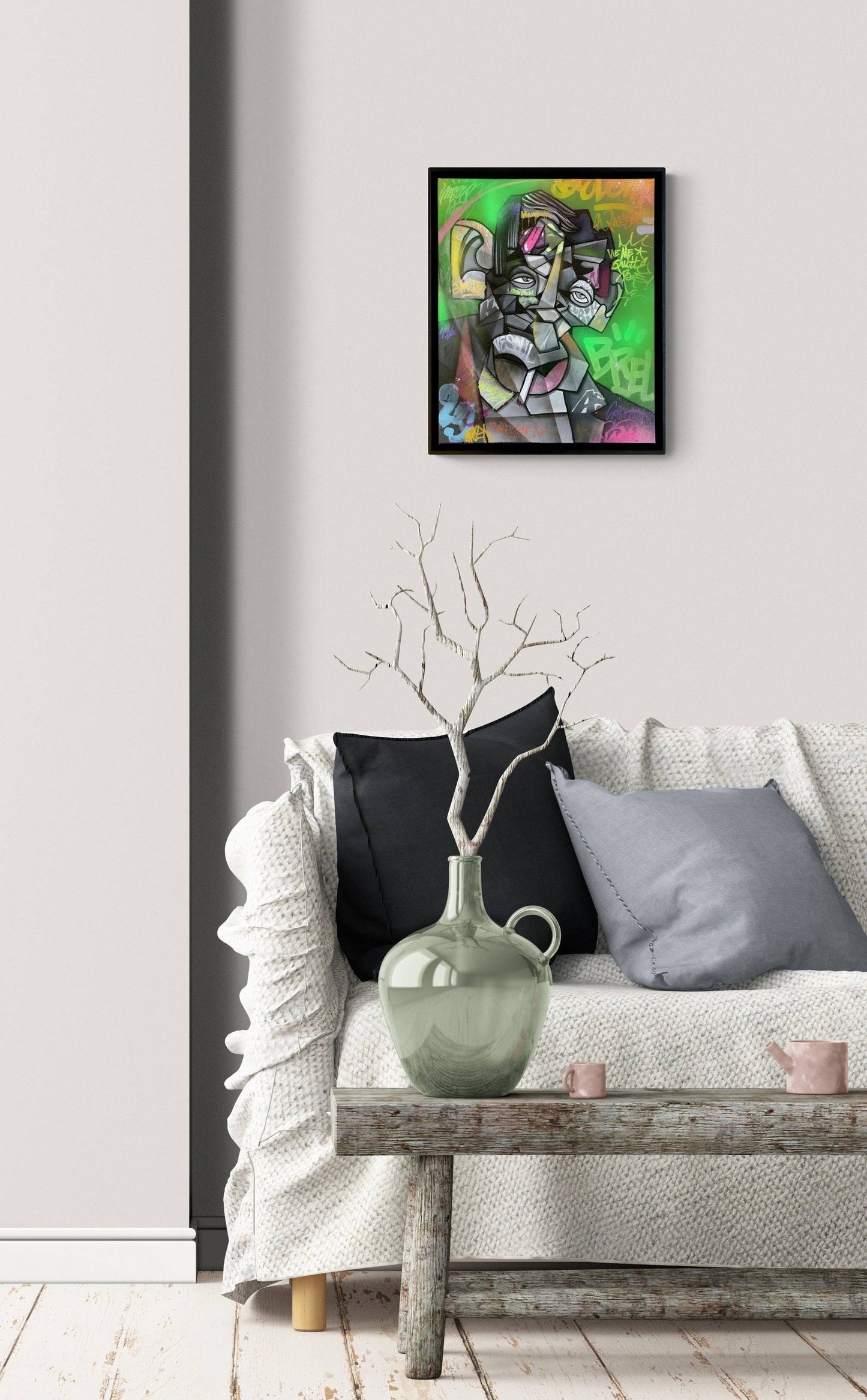 Ne me quitte pas ( Jacques Brel ) by Aket - Signature Fine Art