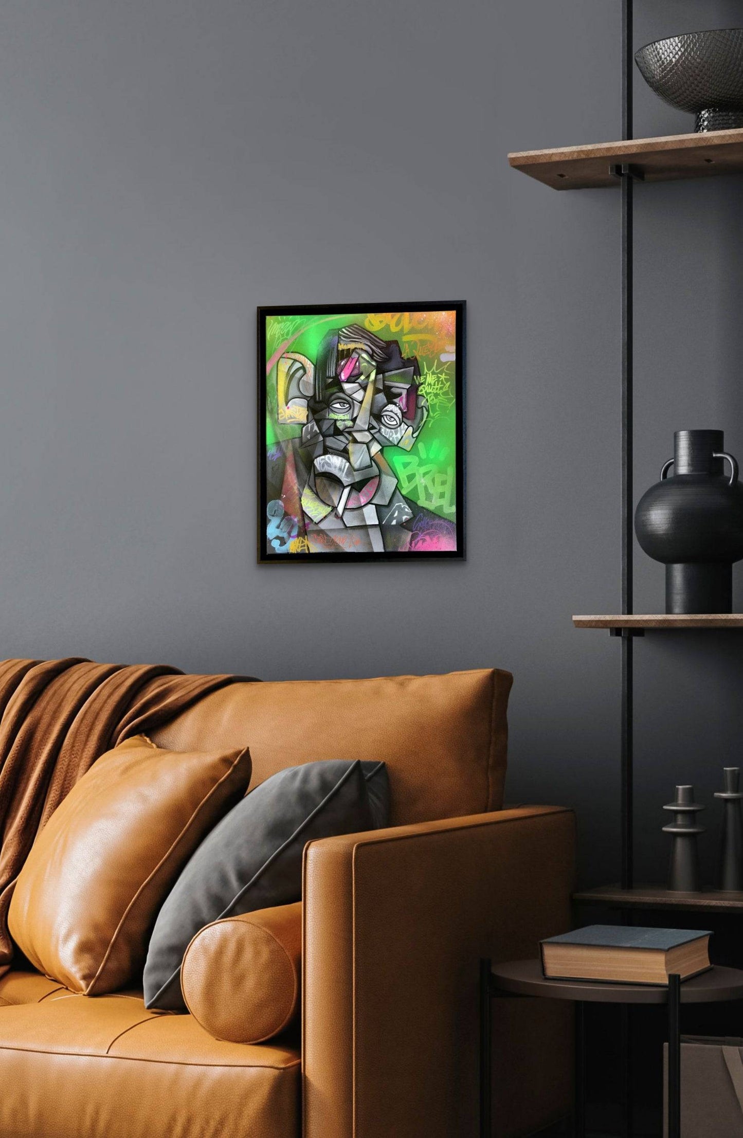 Ne me quitte pas ( Jacques Brel ) by Aket - Signature Fine Art