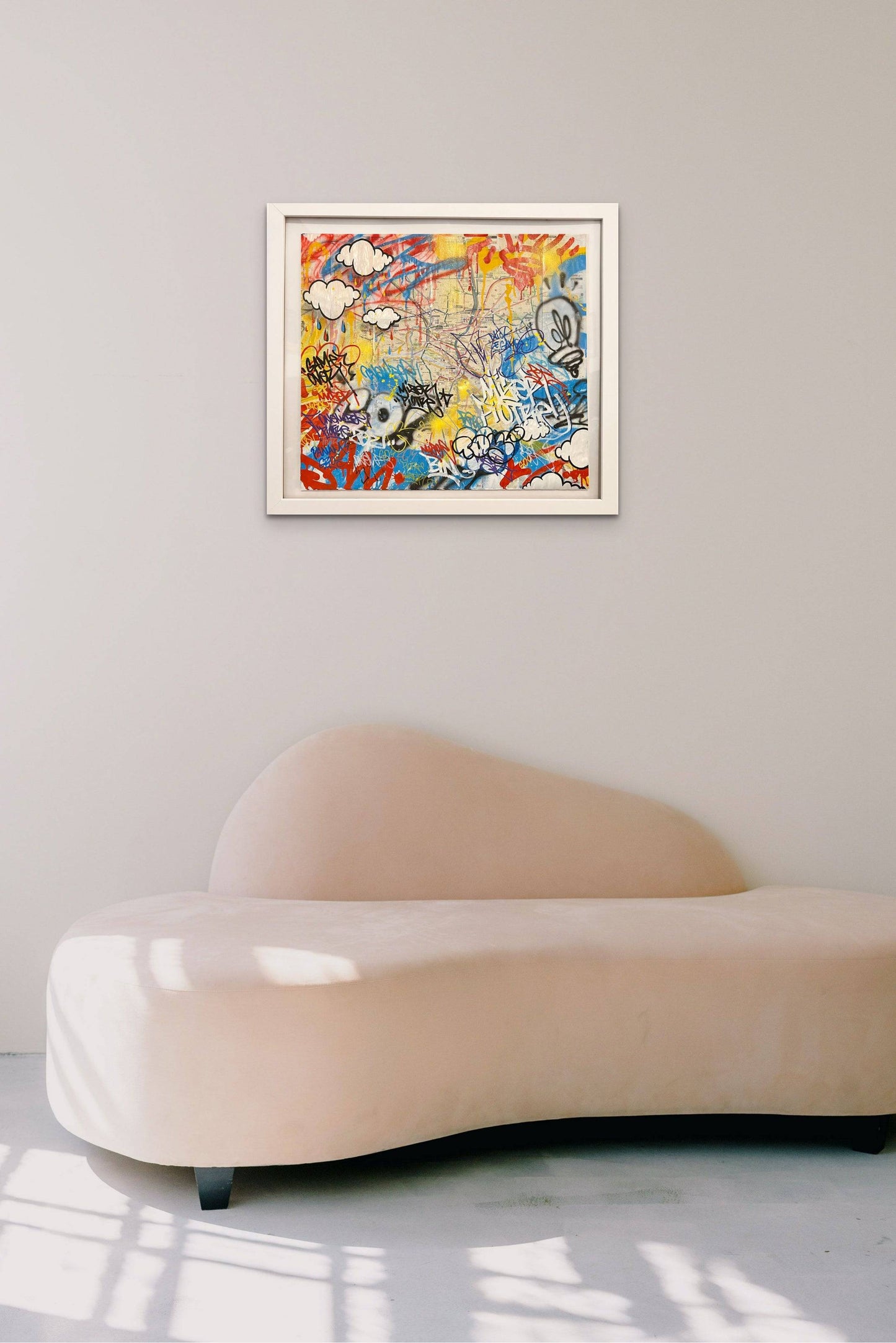 Panam Gros (Mixed Media on paper w/ Piotre) by Onemizer - Signature Fine Art