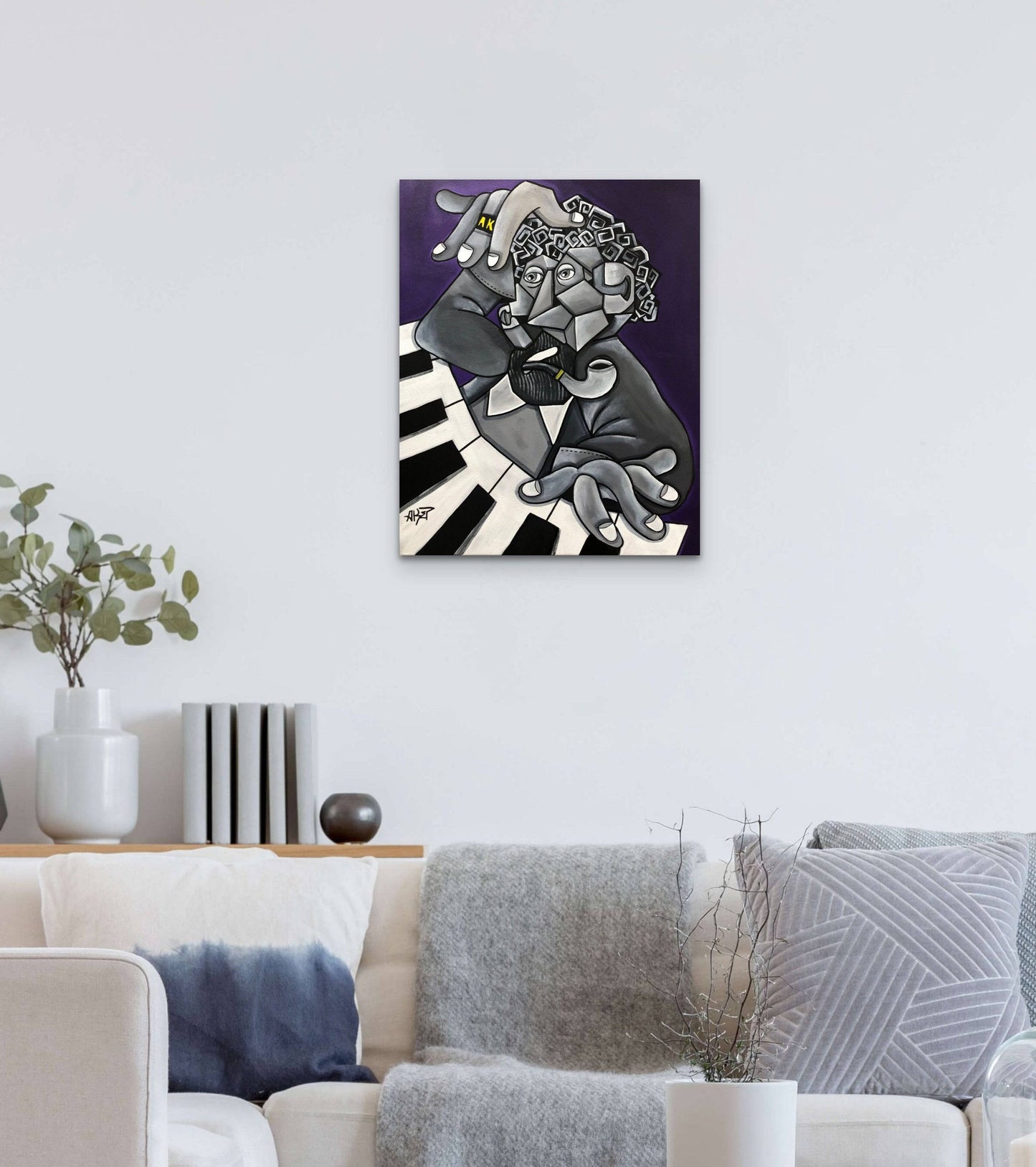 Piano piano by Aket - Signature Fine Art