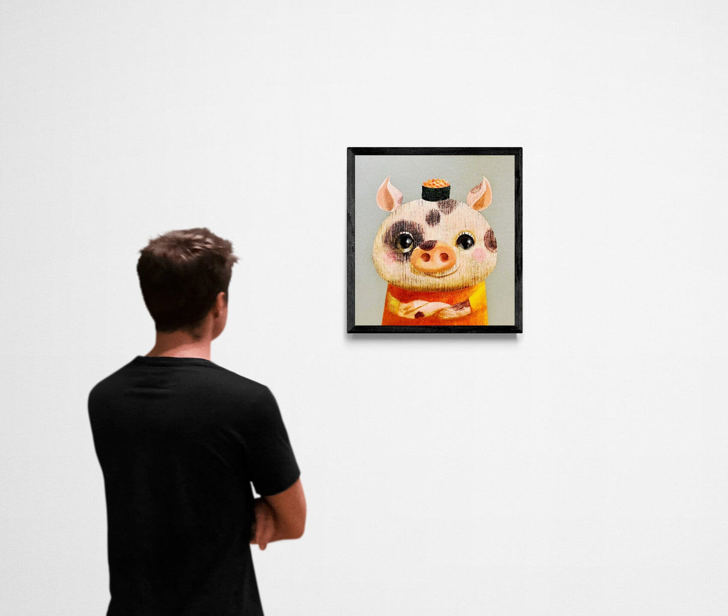 Pig and Salmon roe by Akio Harada by Akio Harada - Signature Fine Art