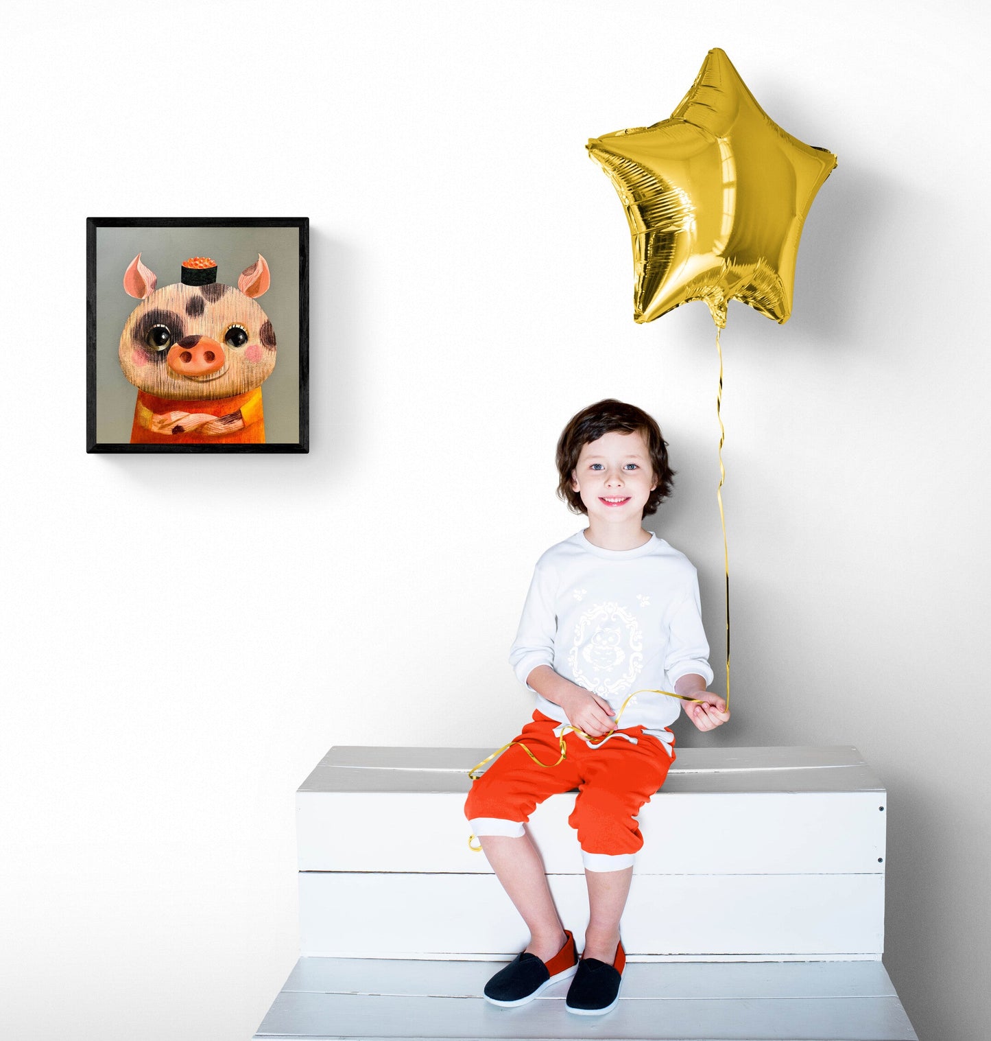 Pig and Salmon roe by Akio Harada by Akio Harada - Signature Fine Art