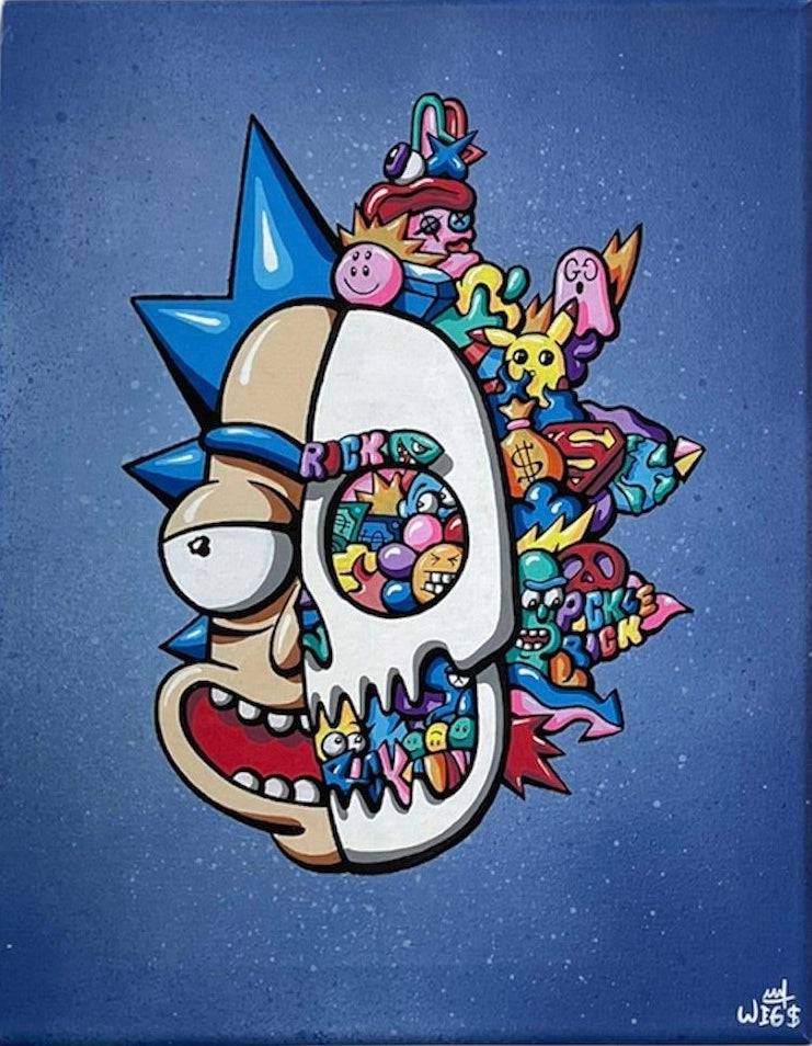Rick & Morty Set by Nathan Wegner (Wegs) - Signature Fine Art