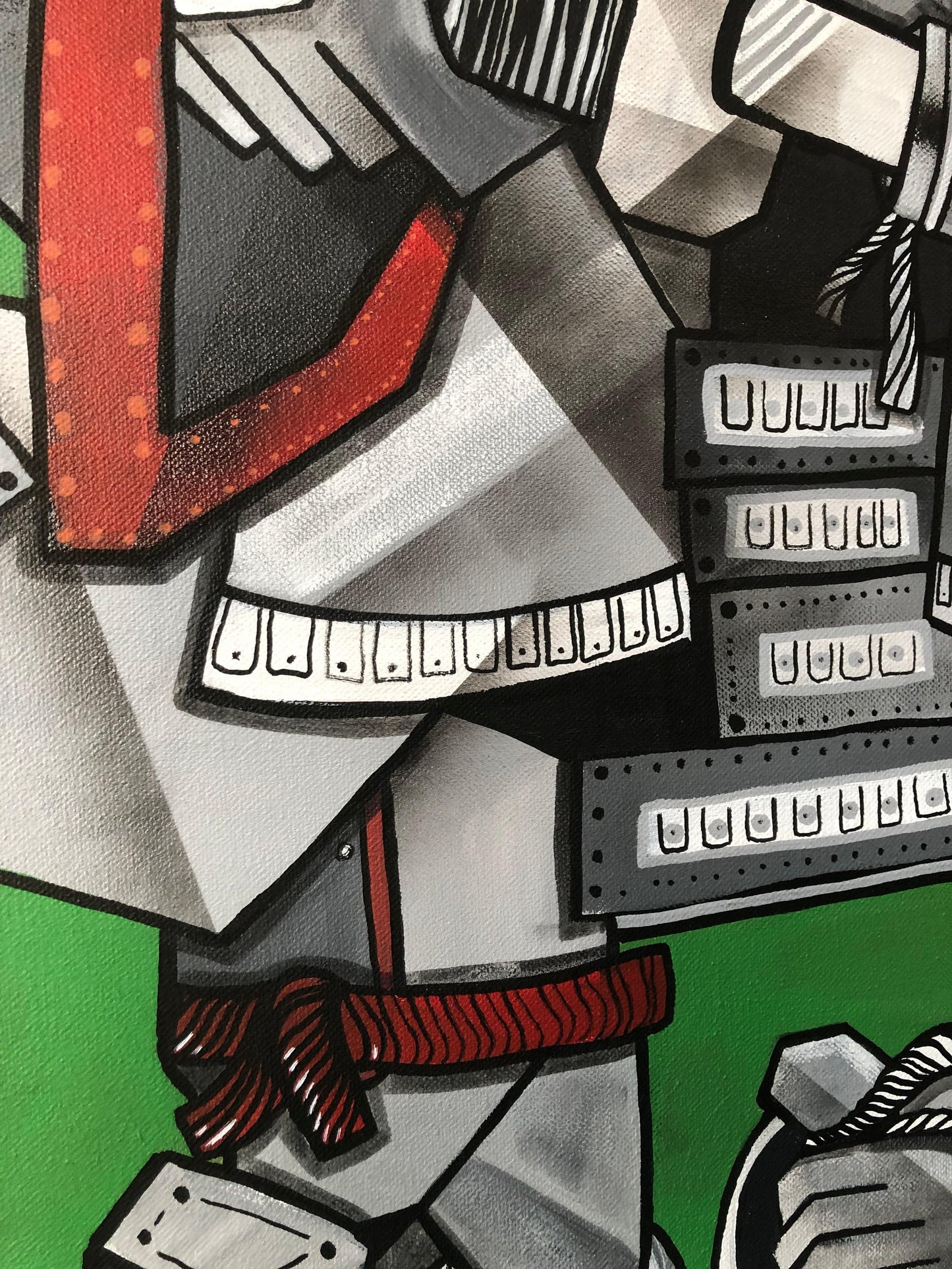 Samurai (original painting) by Aket - Signature Fine Art