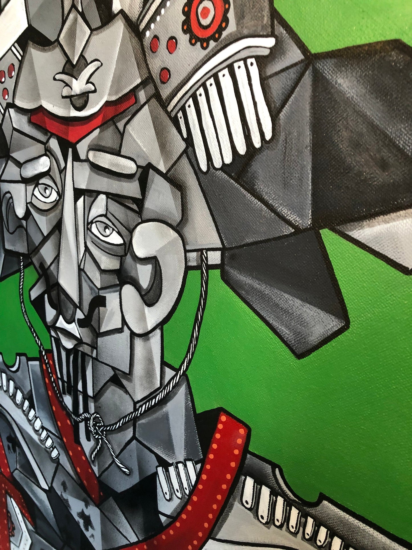 Samurai (original painting) by Aket - Signature Fine Art