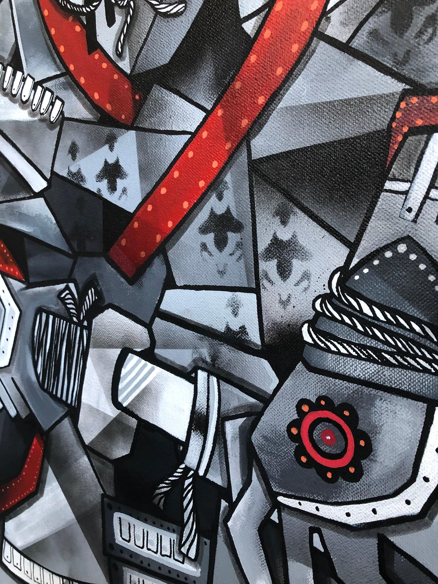 Samurai (original painting) by Aket - Signature Fine Art