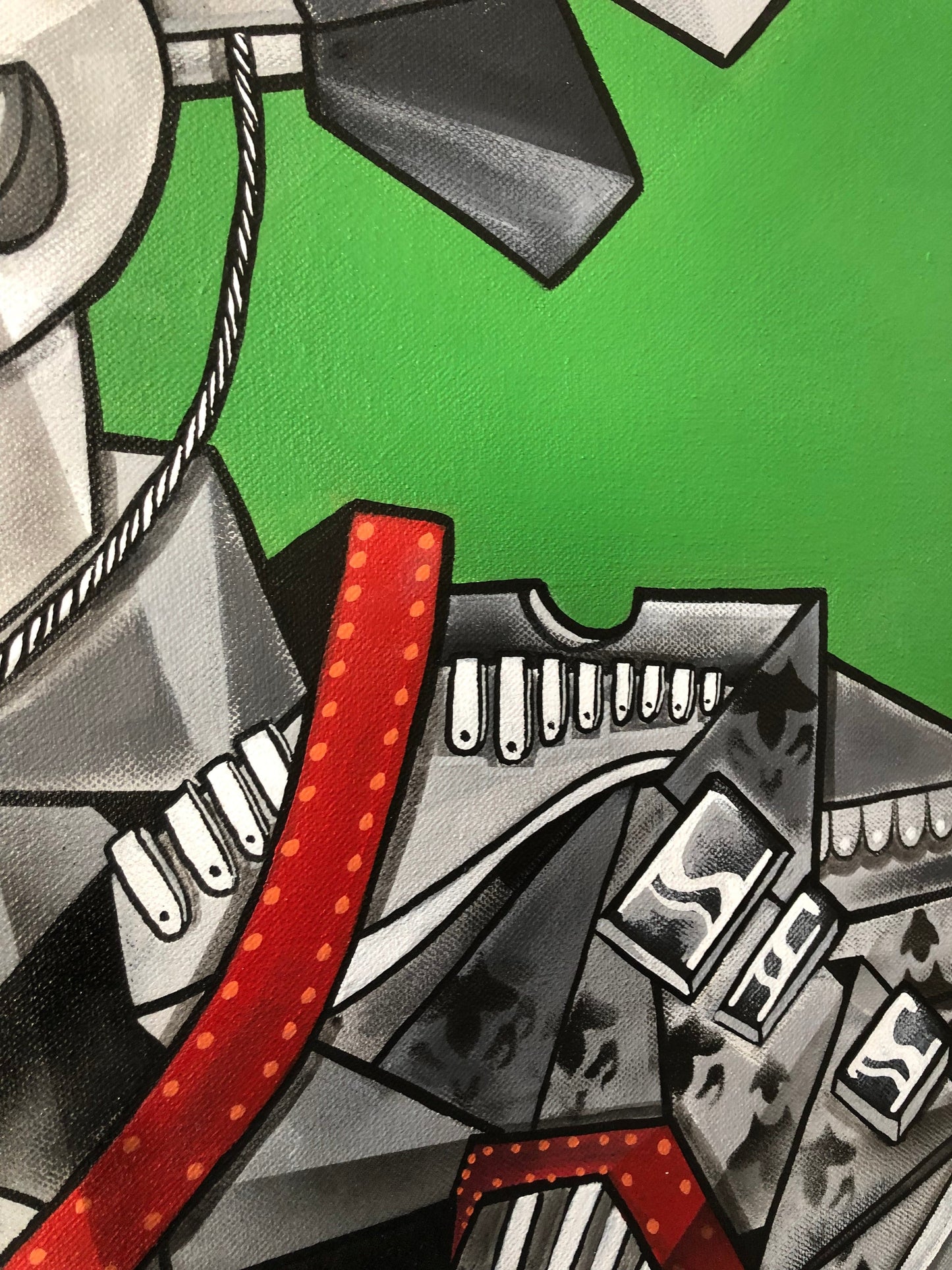 Samurai (original painting) by Aket - Signature Fine Art