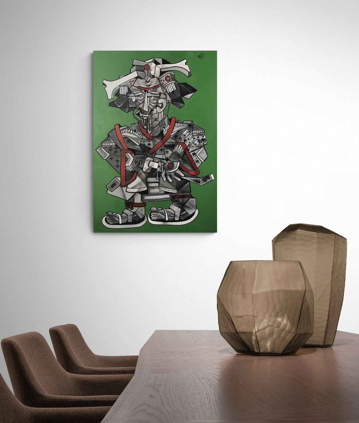 Samurai (original painting) by Aket - Signature Fine Art