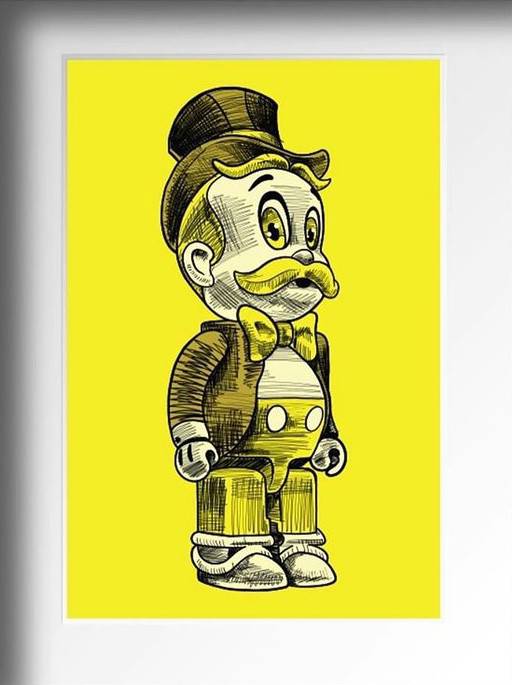 Sold as seen (Yellow) by Alec Monopoly - Signature Fine Art