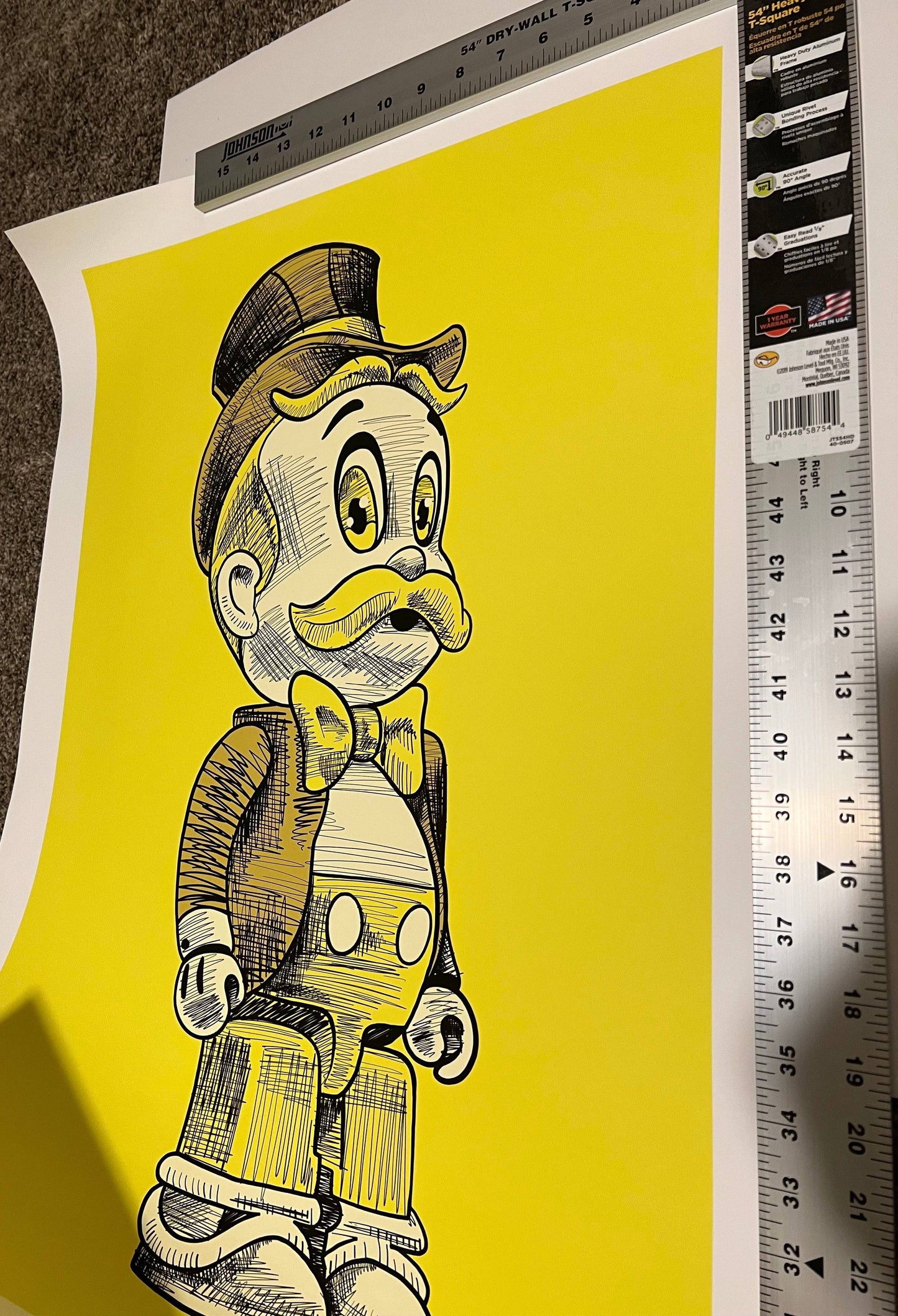 Sold as seen (Yellow) by Alec Monopoly - Signature Fine Art