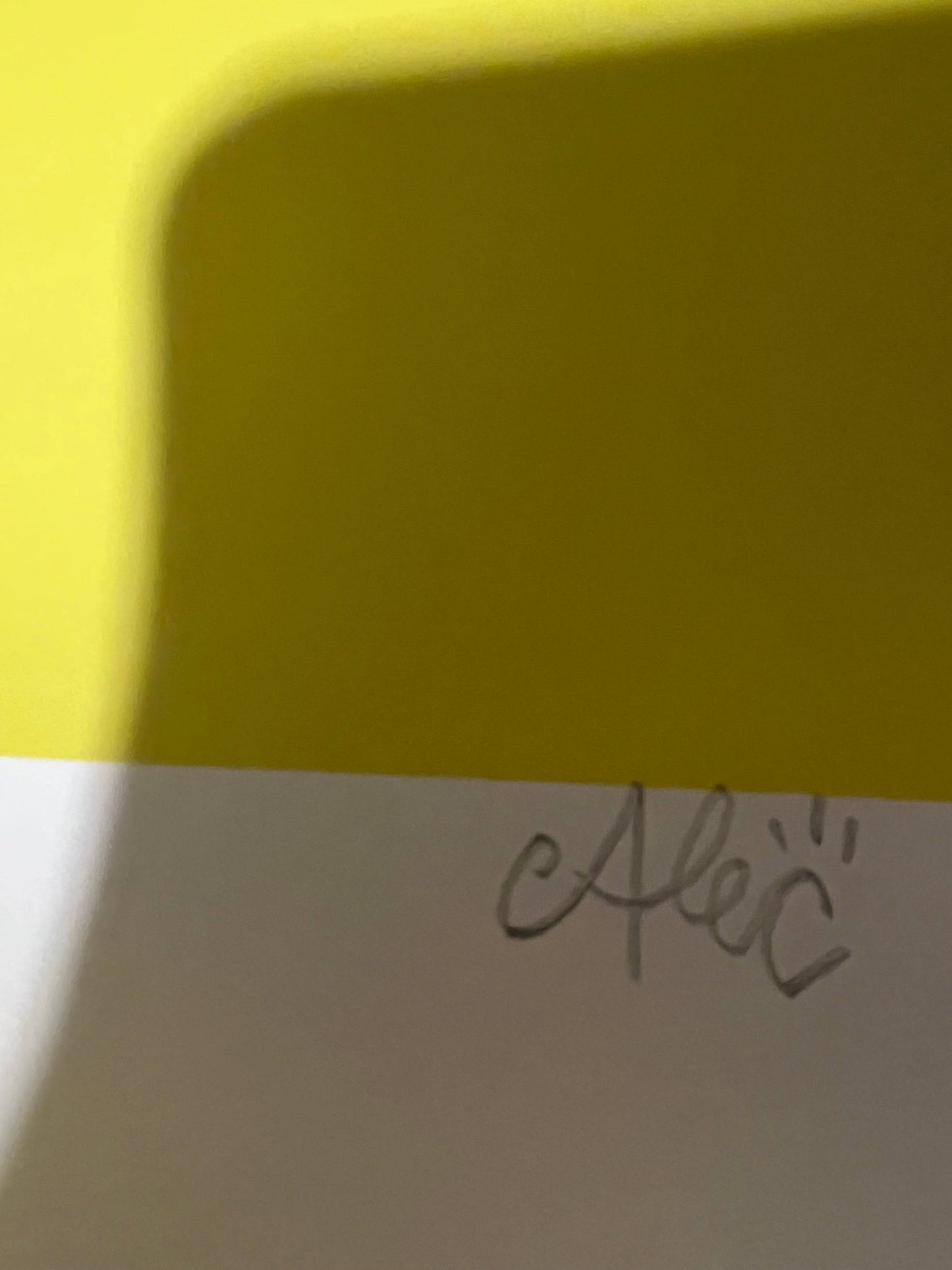 Sold as seen (Yellow) by Alec Monopoly - Signature Fine Art