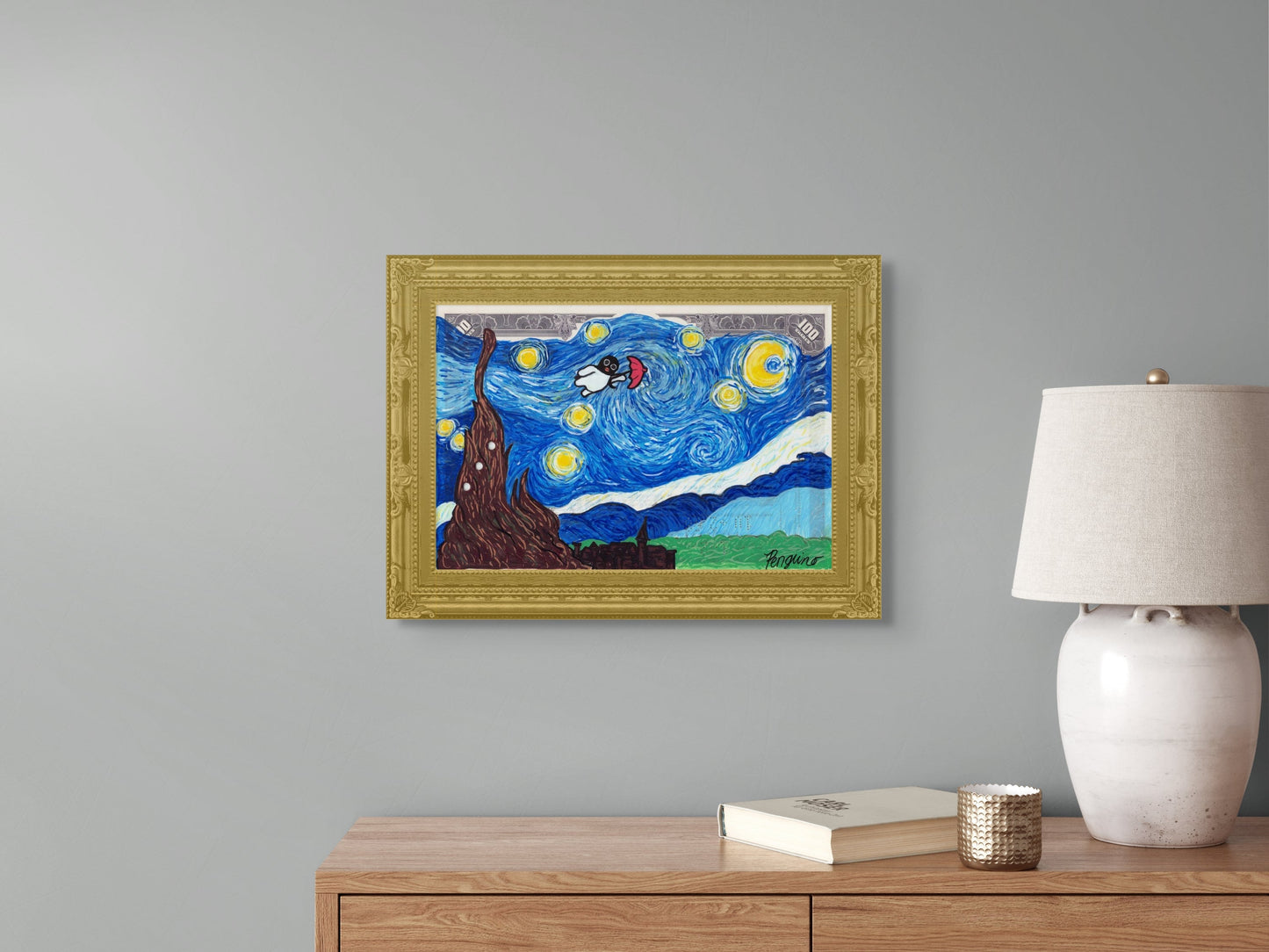 Starry Night's Heavy Wind Penguino