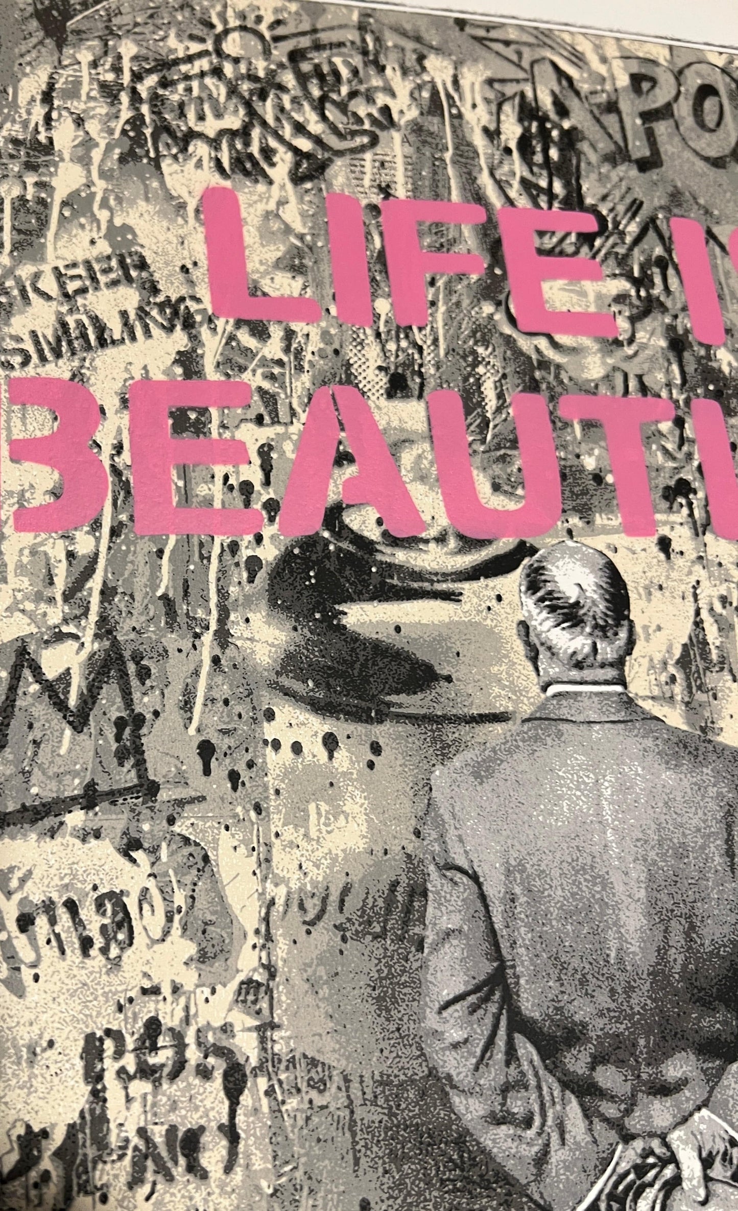 Street Connoisseur
 (Screen print on paper) by Mr. Brainwash - Signature Fine Art