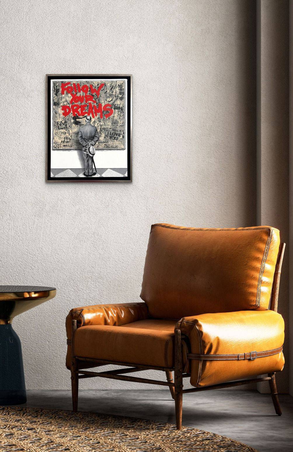 Street Connoisseur
 (Screen print on canvas) by Mr. Brainwash - Signature Fine Art