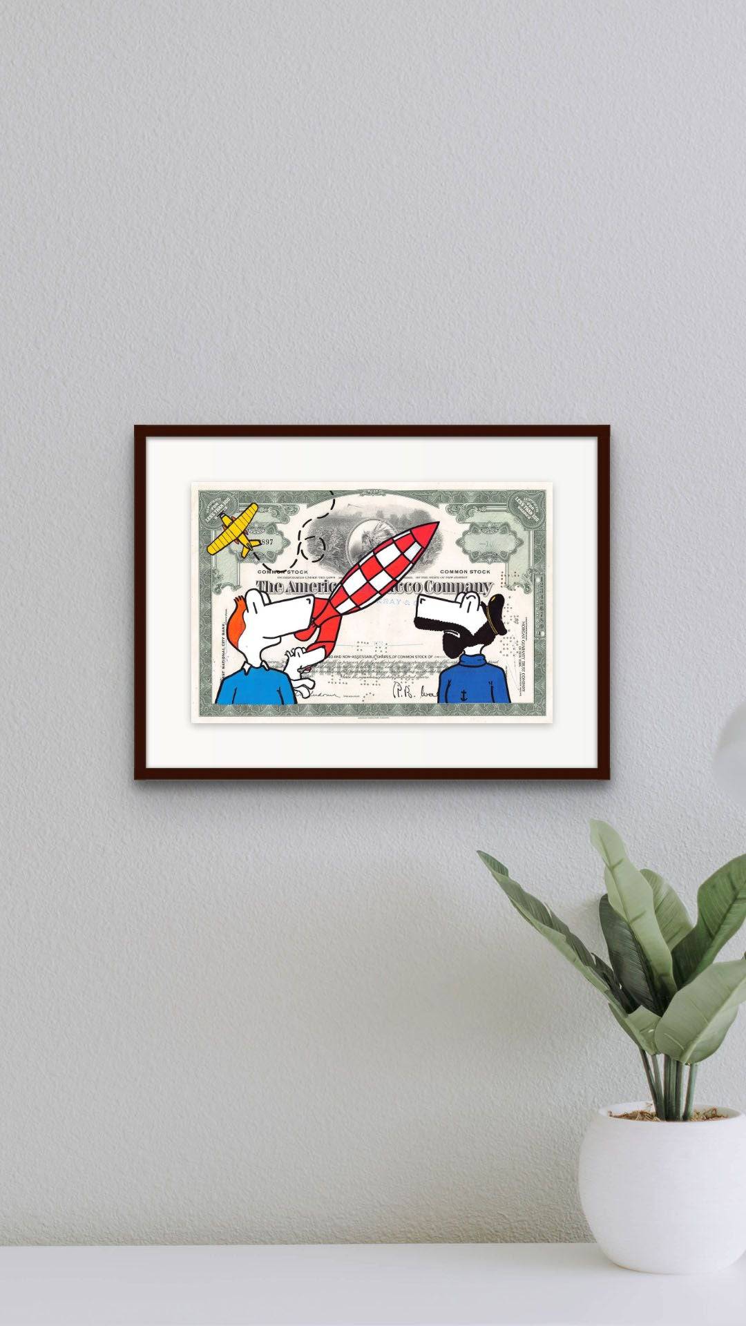 Tintin the Adventures of the Dino by Dinopak - Signature Fine Art