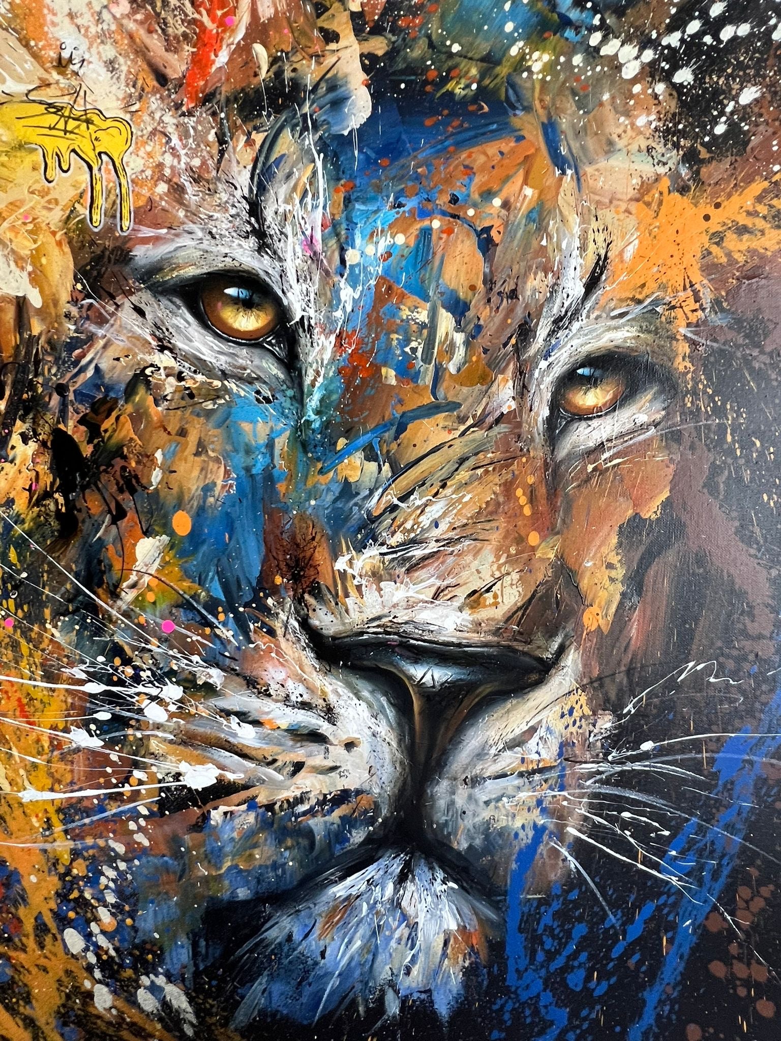 絵画 LIONSAN Urban-Lion-Sax-_Henry-Blache-