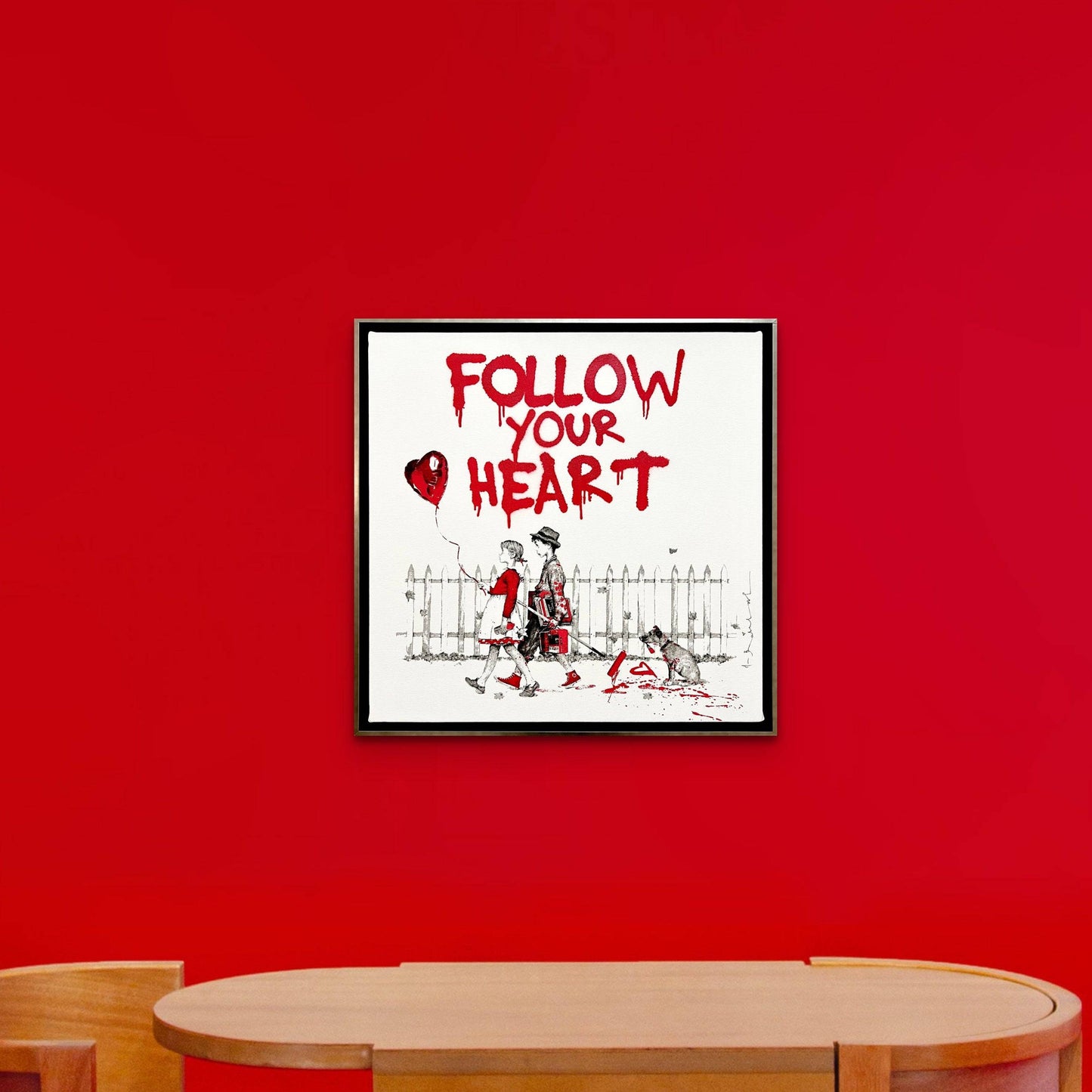 Valentines (Screen print on canvas) by Mr. Brainwash - Signature Fine Art