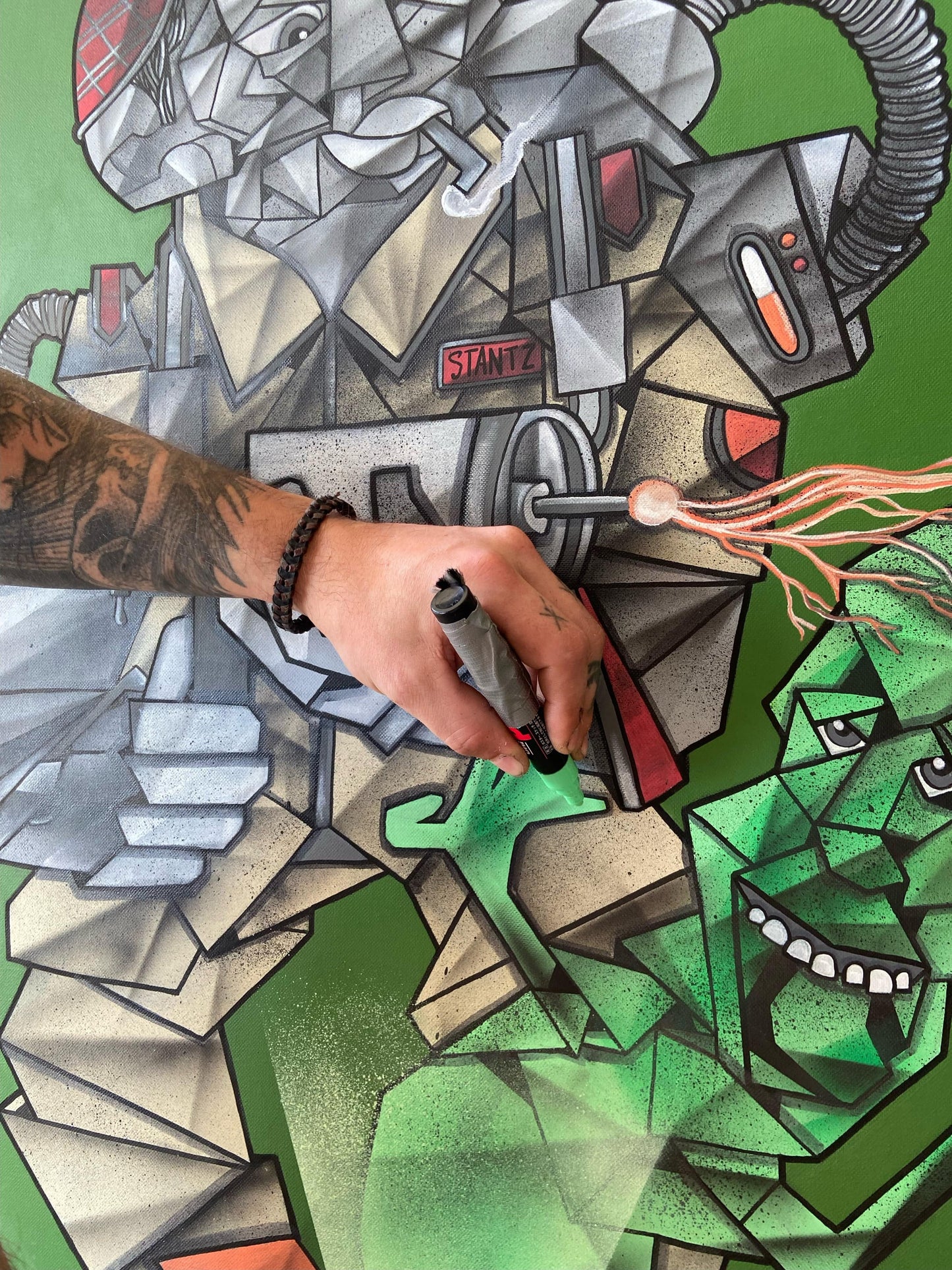 We kicked its ass by Aket - Signature Fine Art