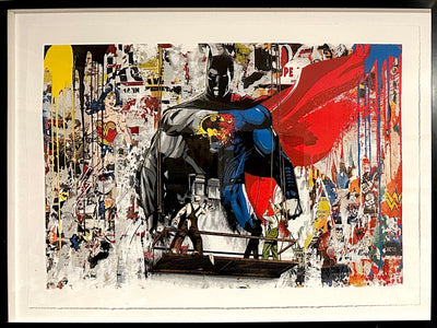 Batman vs. Superman by Mr. Brainwash by Mr. Brainwash - Signature Fine Art