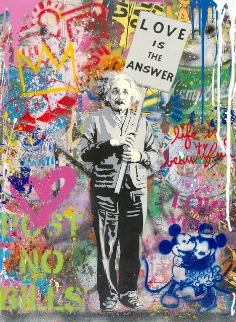 Albert Einstein by Mr. Brainwash (Unique)
