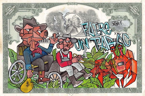 Faire un Tabac (Edition) by Aket - Signature Fine Art