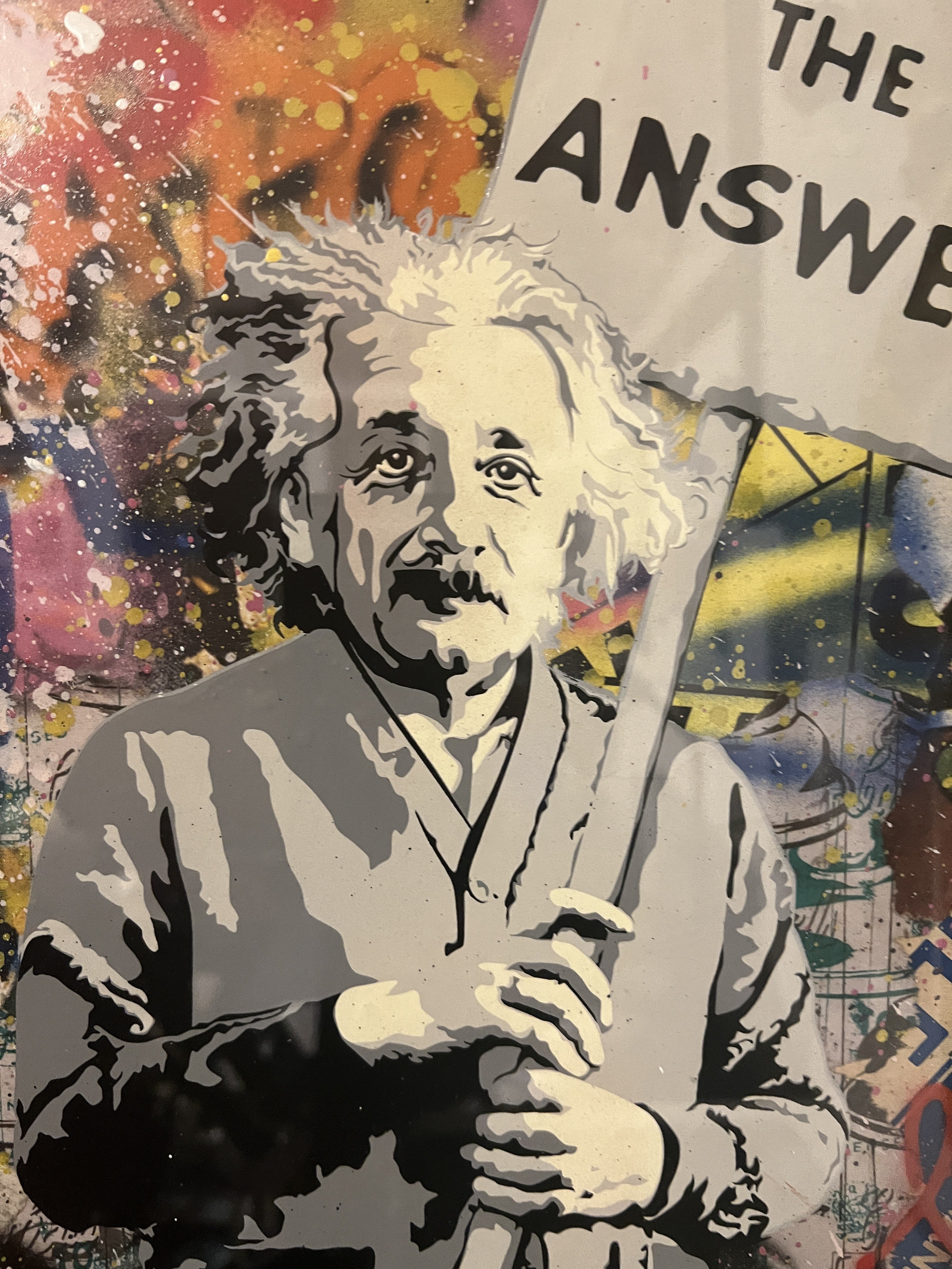 Mr. Brainwash : Albert Einstein by Mr. Brainwash | Signature Fine