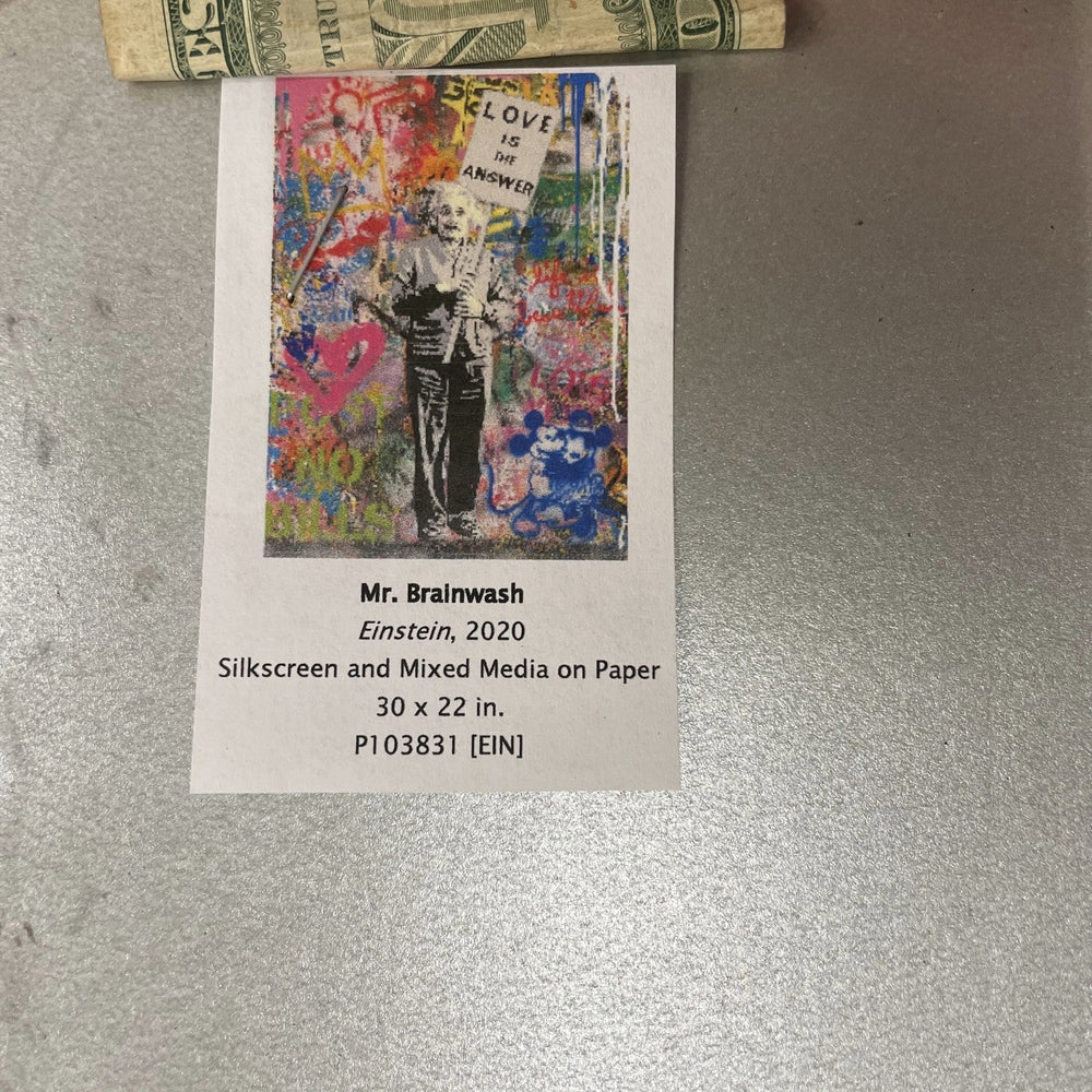 
                  
                    Albert Einstein by Mr. Brainwash (Unique) by Mr. Brainwash - Signature Fine Art
                  
                