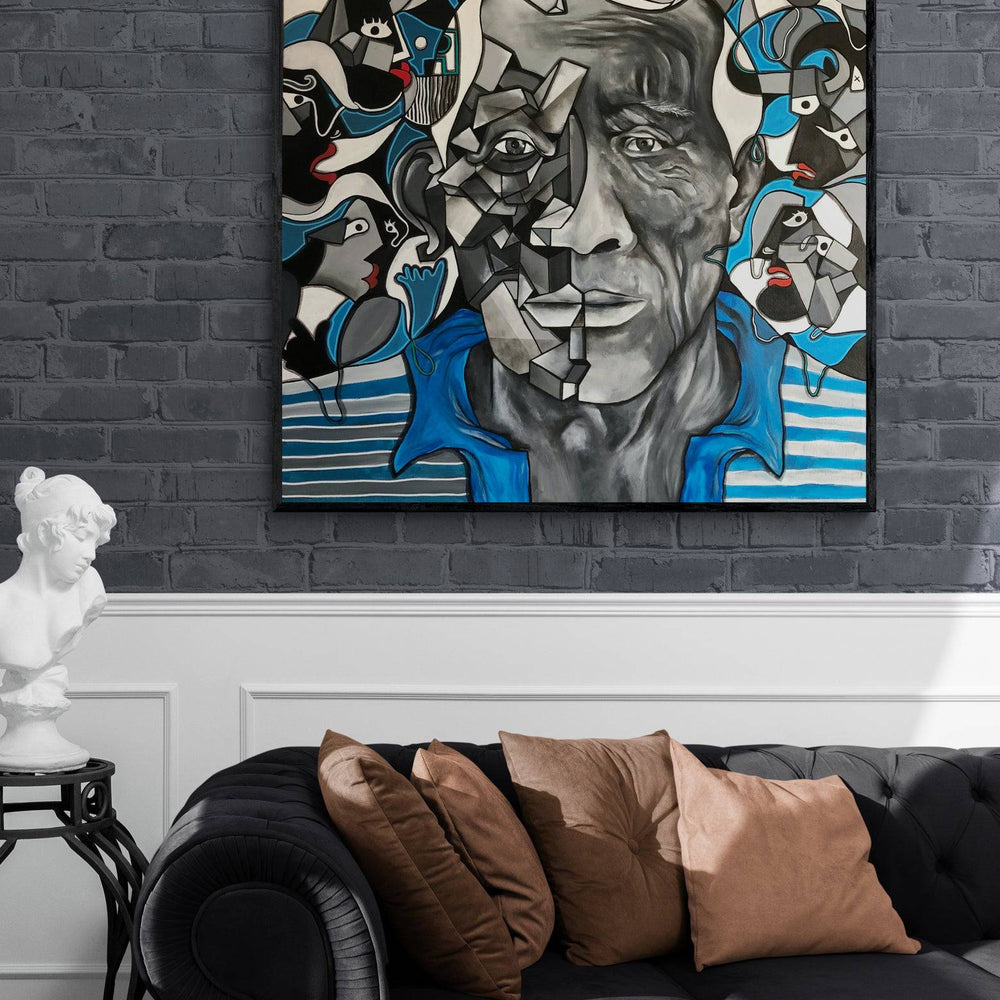 Bleuter la créativité by Aket - Signature Fine Art