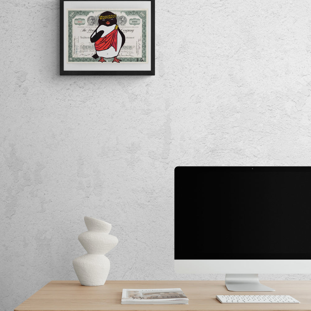 Ceasar Penguino by Eva Goubin by Eva Goubin - Signature Fine Art