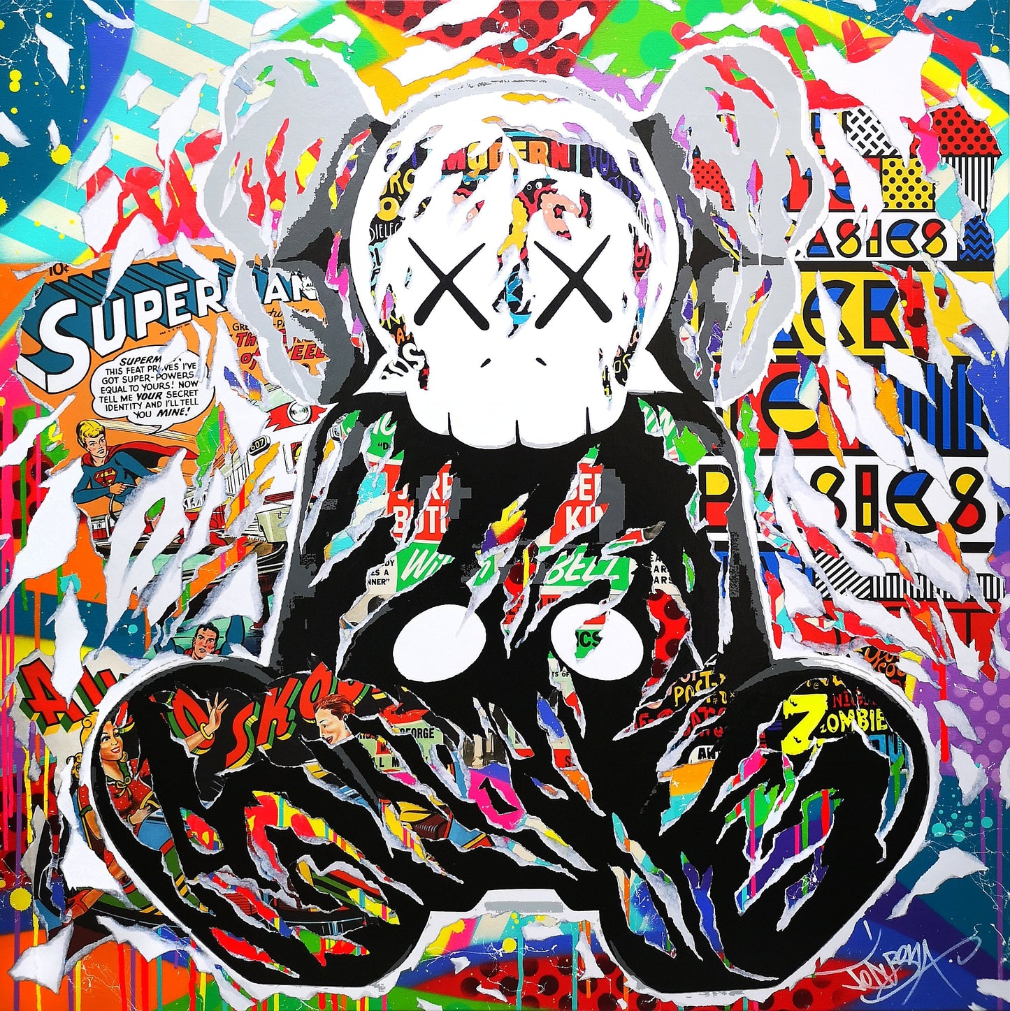 De Kaws A Effets by Jo Di Bona by Jo Di Bona - Signature Fine Art